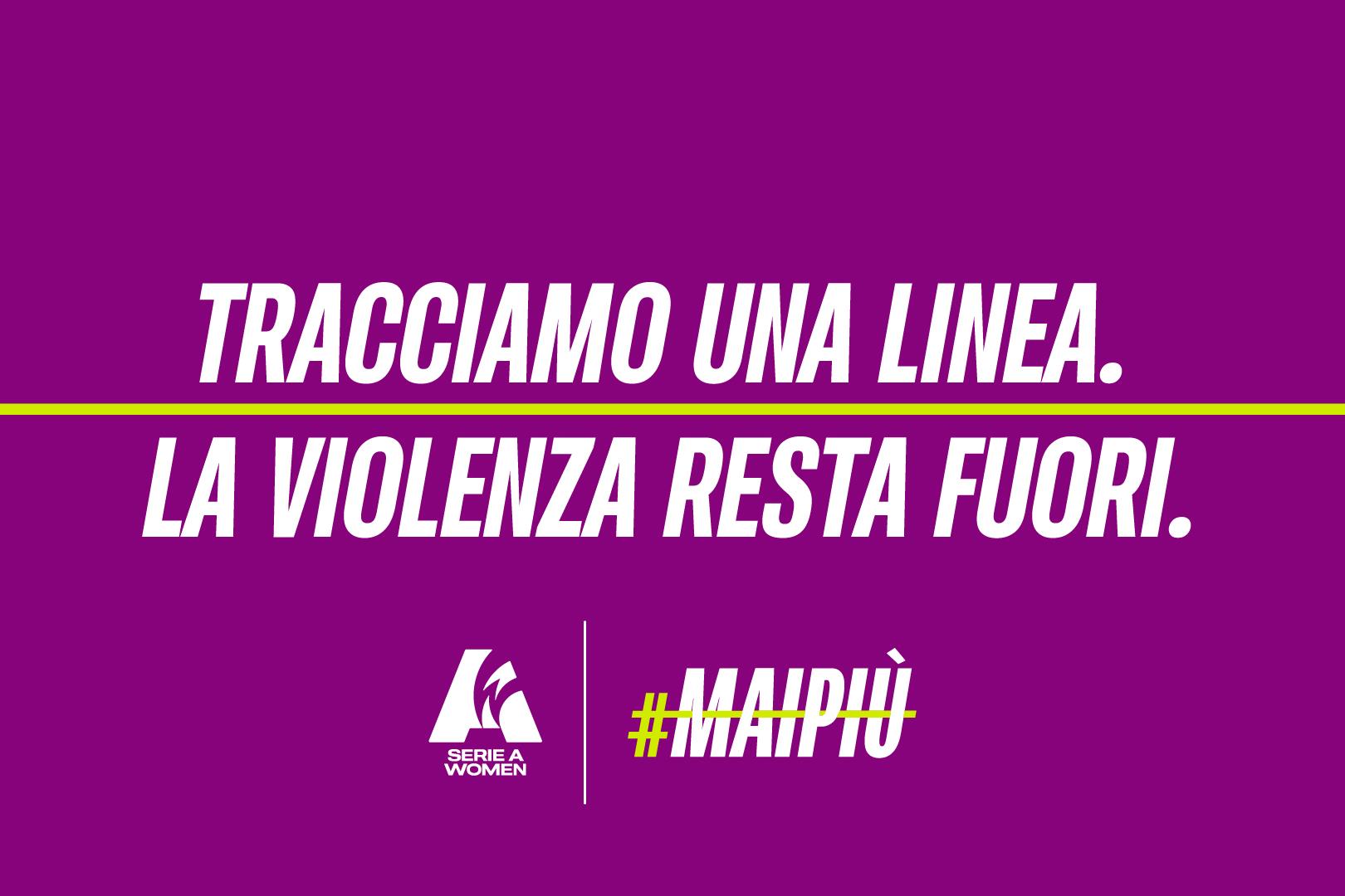 La linea di centrocampo si colora di rosso: tutte le iniziative della Serie A Women per la giornata contro la violenza di genere