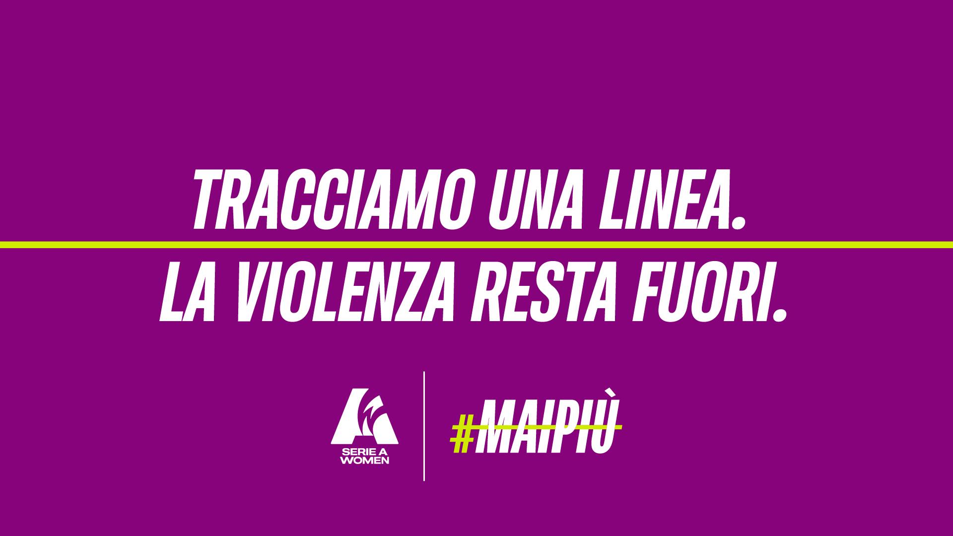 La linea di centrocampo si colora di rosso: tutte le iniziative della Serie A Women per la giornata contro la violenza di genere