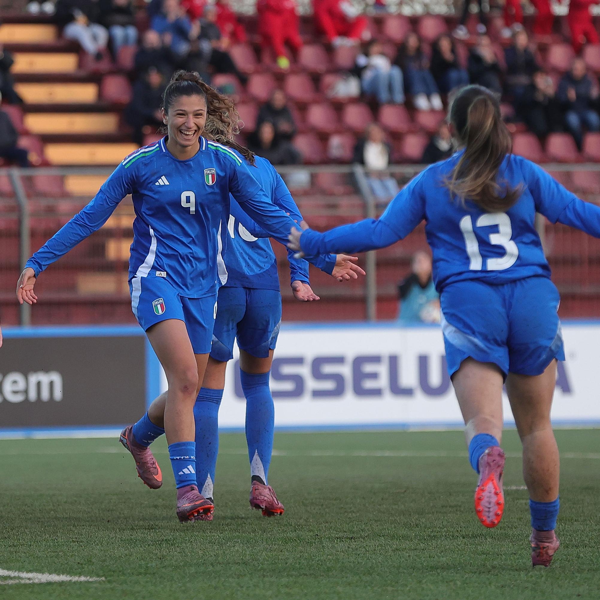 Le Azzurrine viaggiano in doppia cifra: Irlanda del Nord battuta 10-1 all’esordio nel Round 1