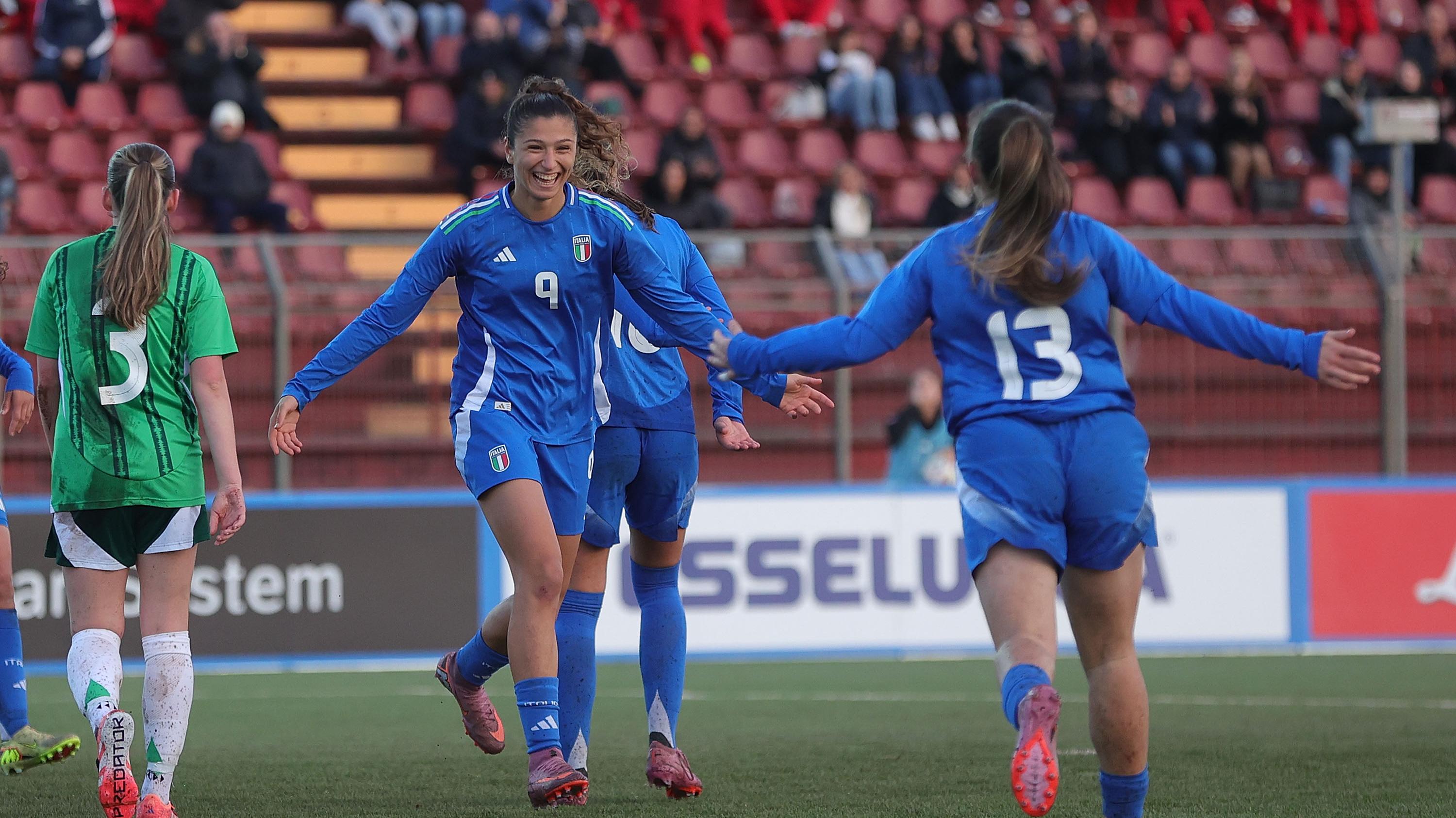 Le Azzurrine viaggiano in doppia cifra: Irlanda del Nord battuta 10-1 all’esordio nel Round 1