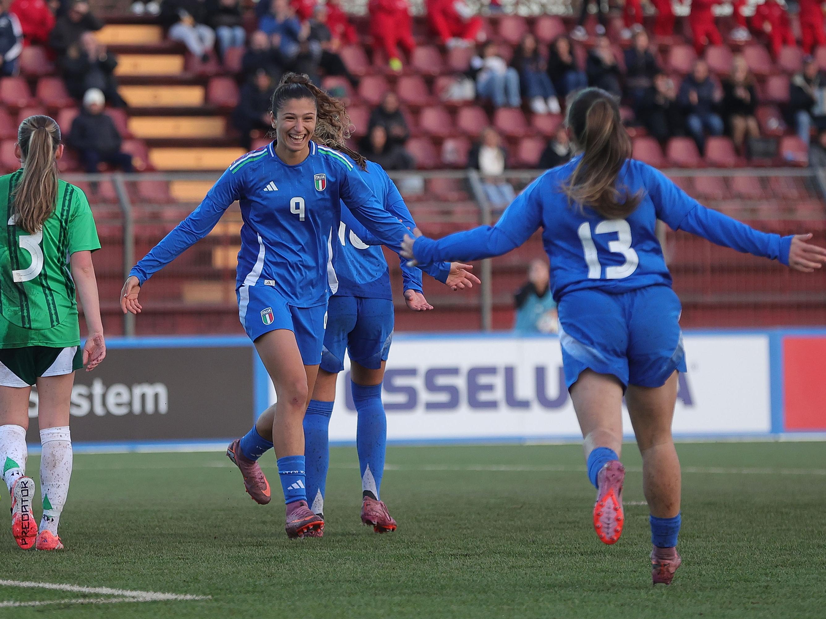 Le Azzurrine viaggiano in doppia cifra: Irlanda del Nord battuta 10-1 all’esordio nel Round 1