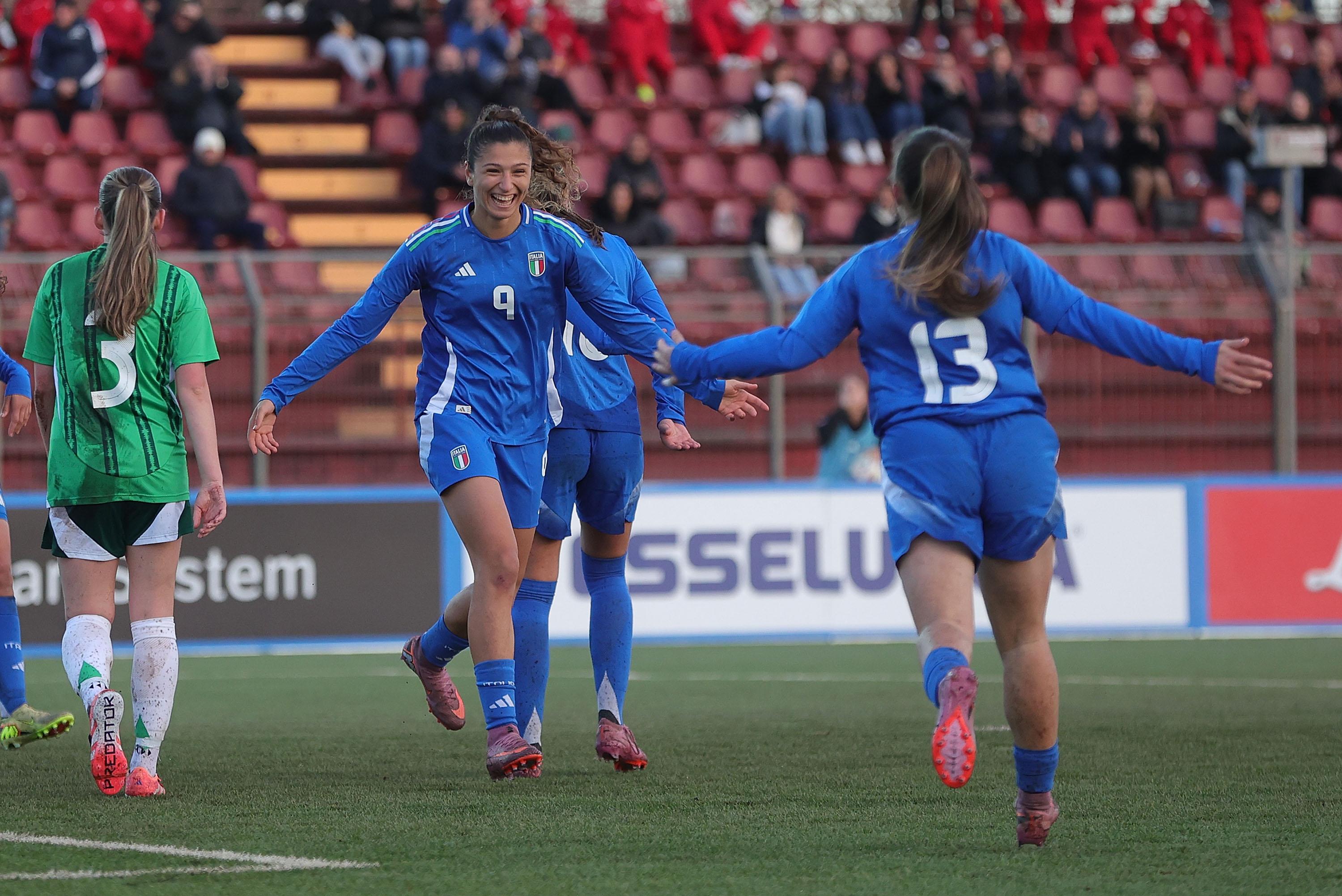 Le Azzurrine viaggiano in doppia cifra: Irlanda del Nord battuta 10-1 all’esordio nel Round 1