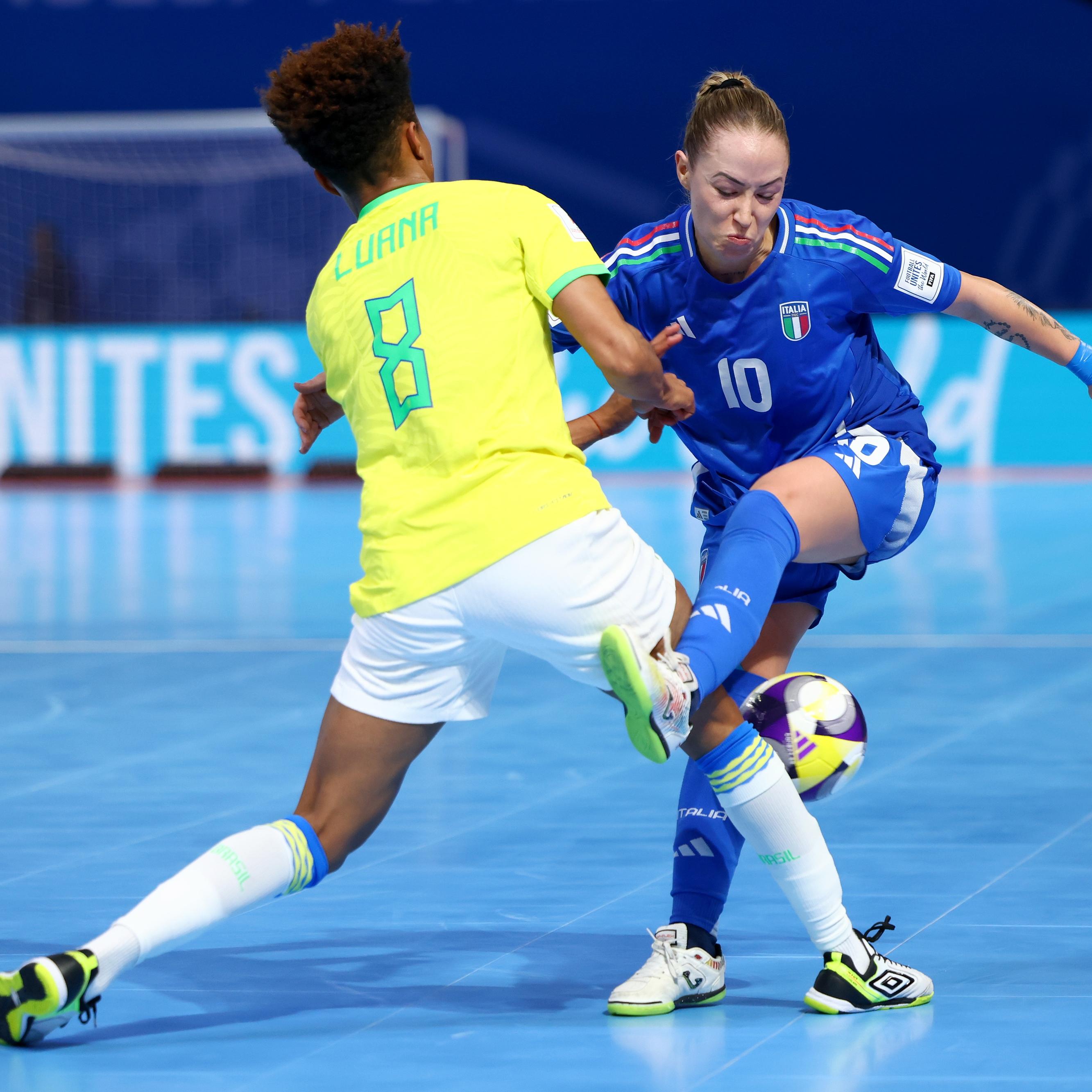 Futsal femminile: con il Brasile il primo stop al Mondiale per le Azzurre