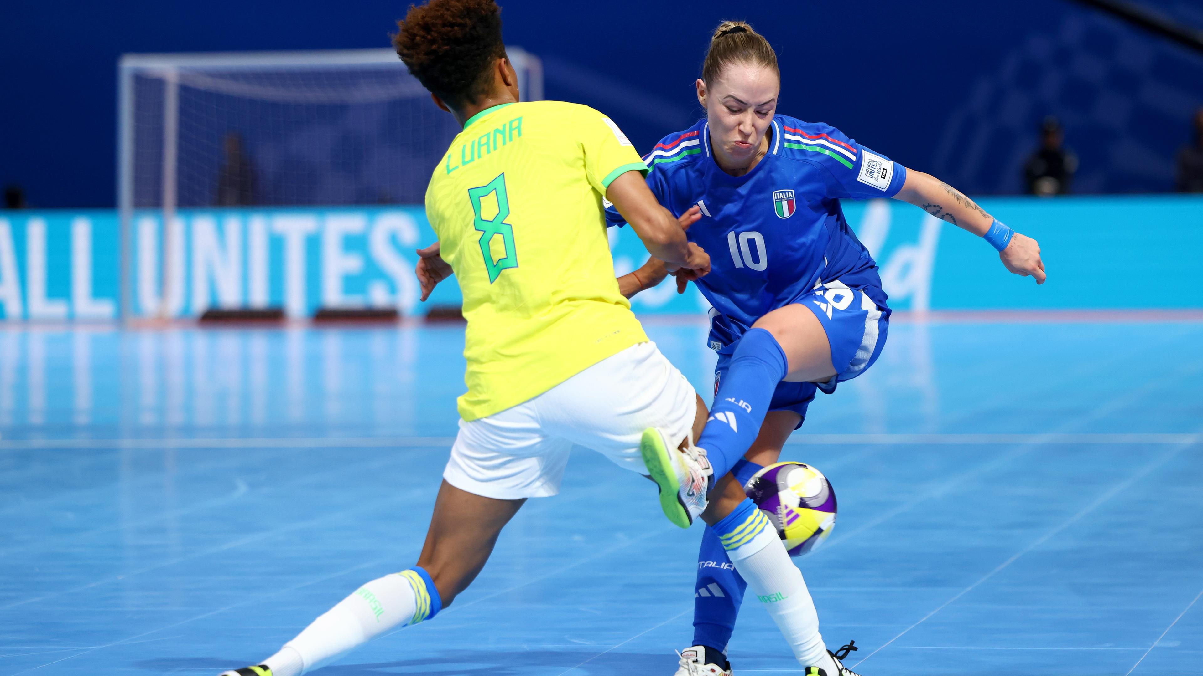 Futsal femminile: con il Brasile il primo stop al Mondiale per le Azzurre