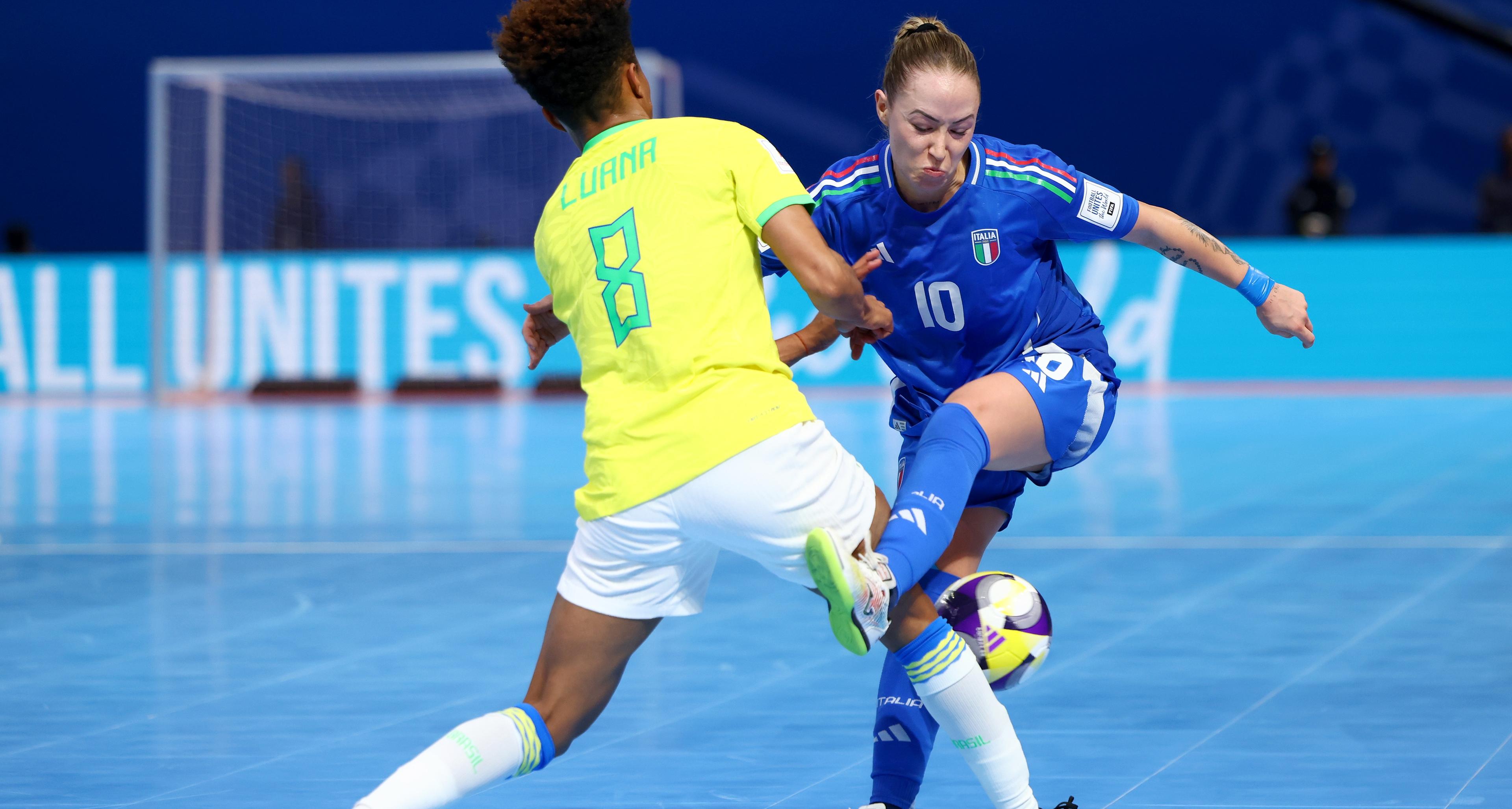 Futsal femminile: con il Brasile il primo stop al Mondiale per le Azzurre