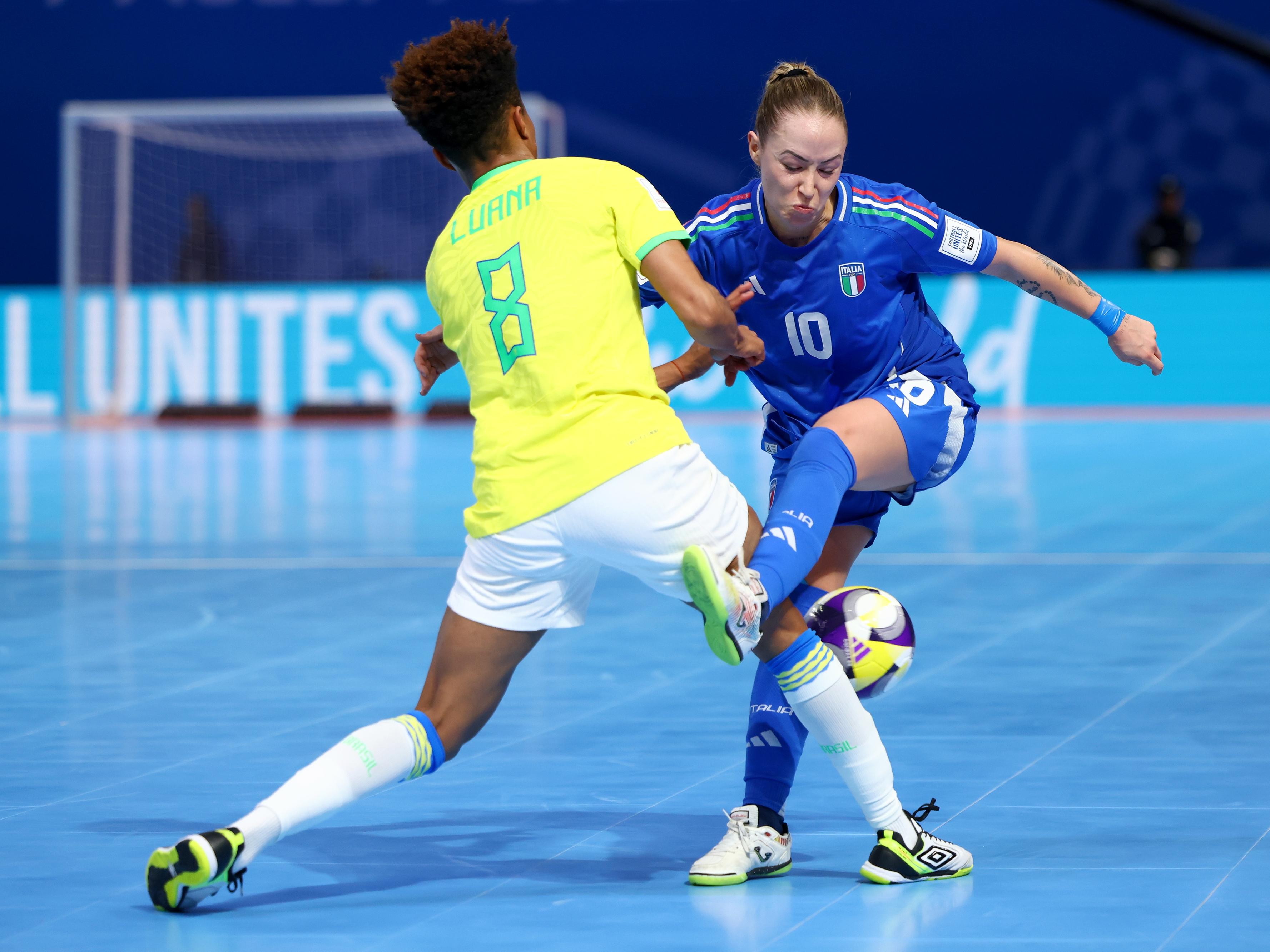 Futsal femminile: con il Brasile il primo stop al Mondiale per le Azzurre
