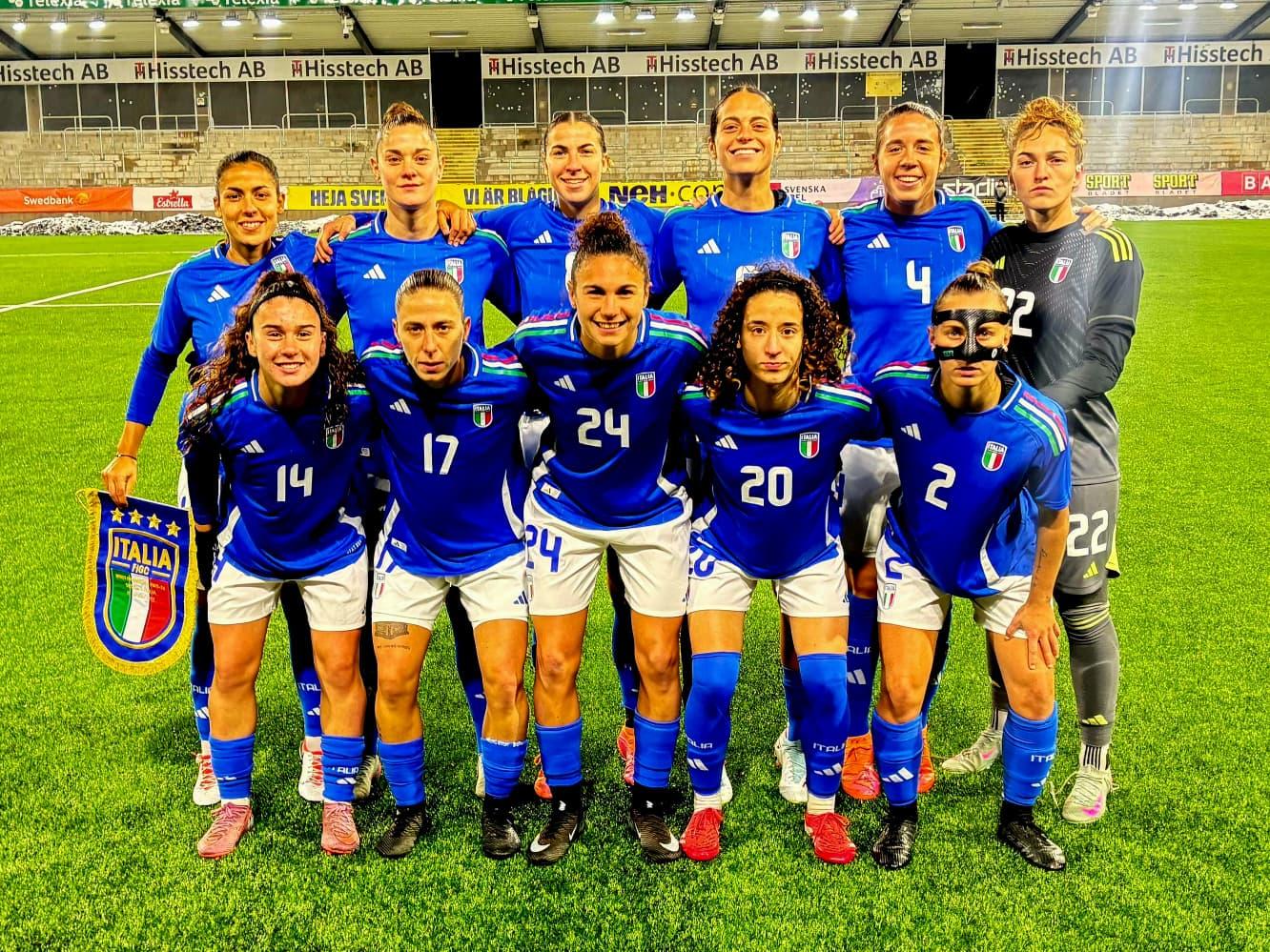 Non basta Arrigoni: Azzurrine sconfitte 2-1 in Svezia. Lunedì a Coverciano c’è il Belgio
