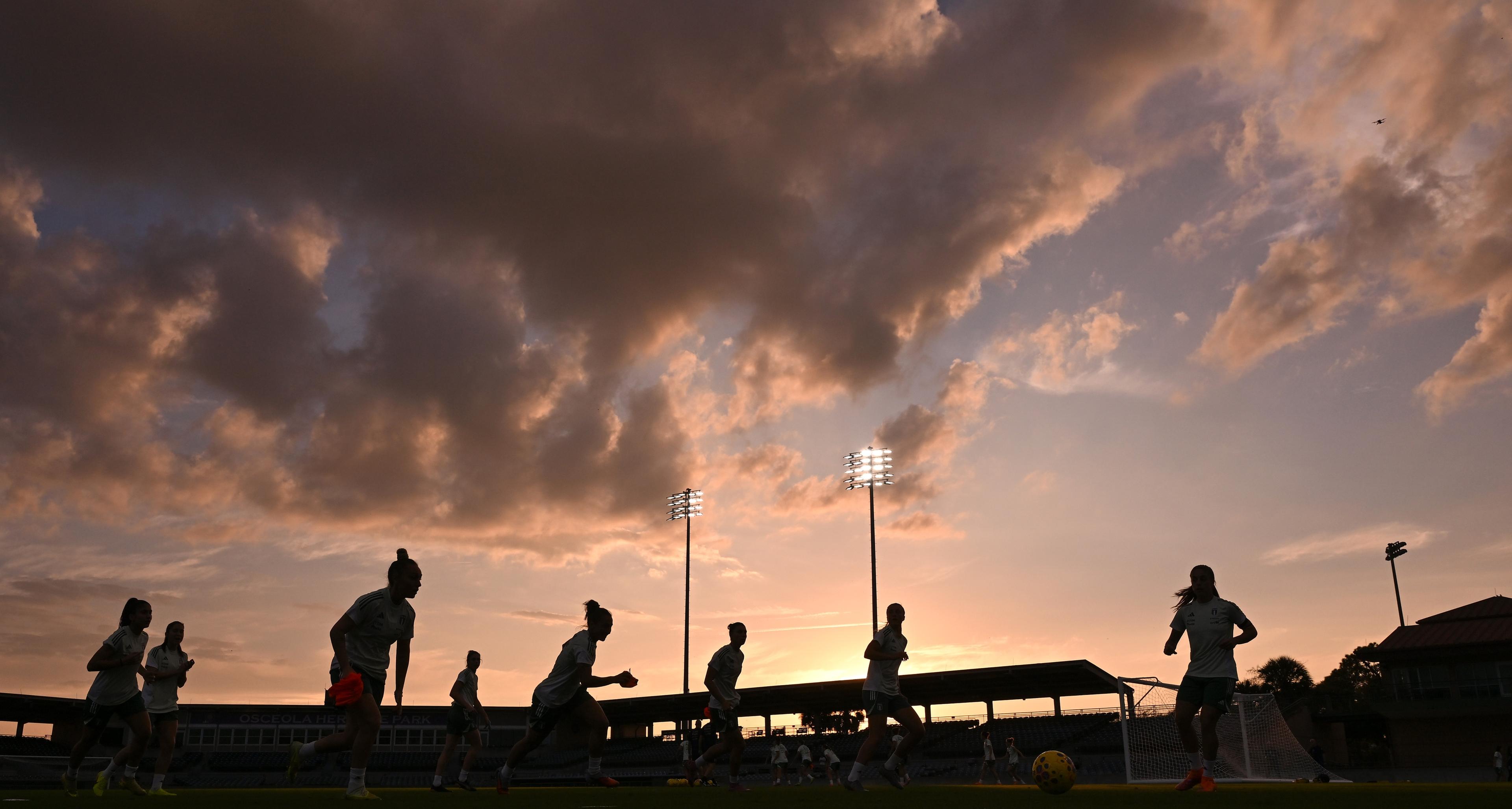 Le Azzurre sbarcano negli States: primo allenamento a Orlando per la squadra di Soncin