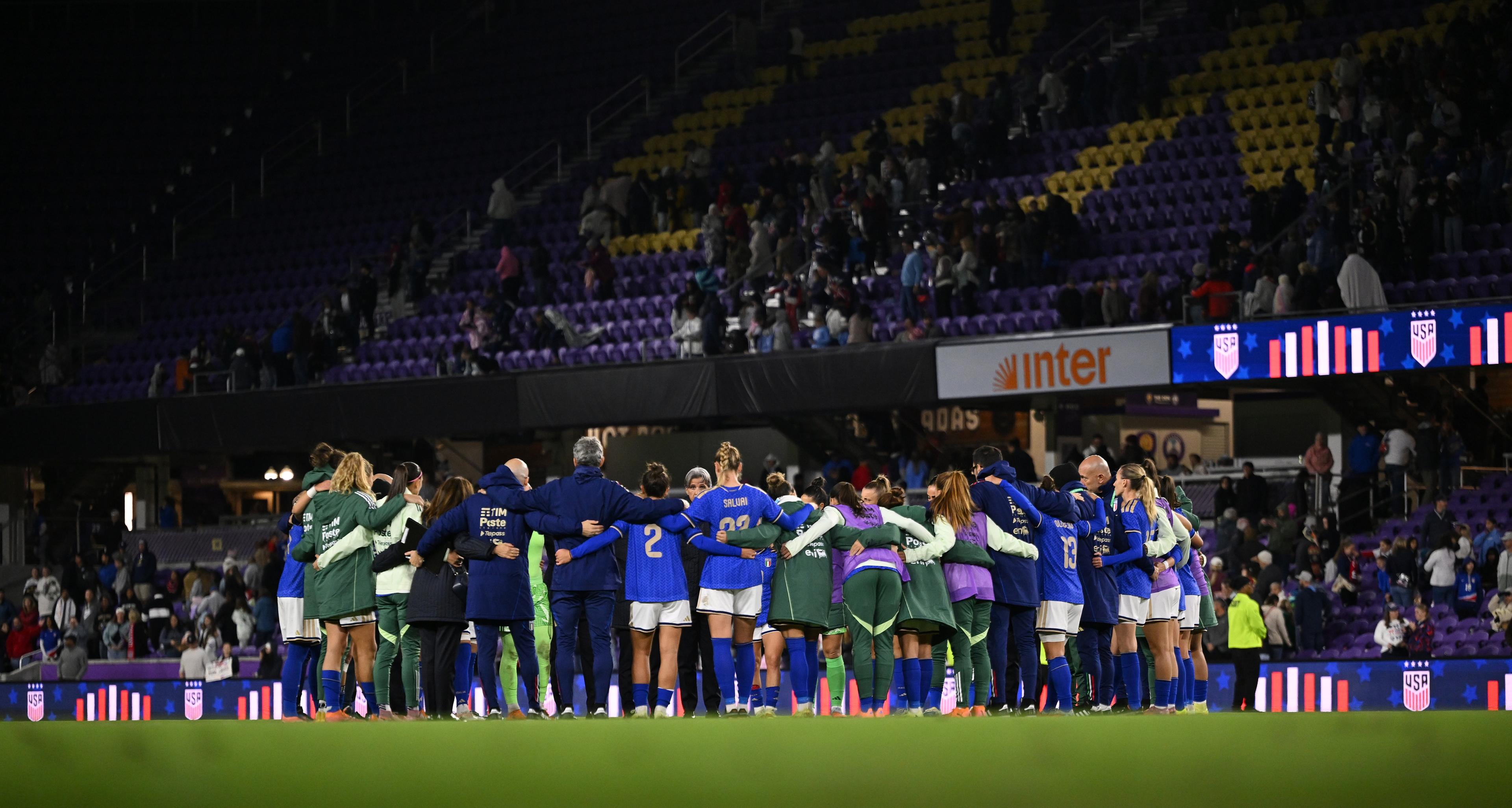 Nazionale Femminile sconfitta nel test di Orlando: la corazzata USA si impone 3-0