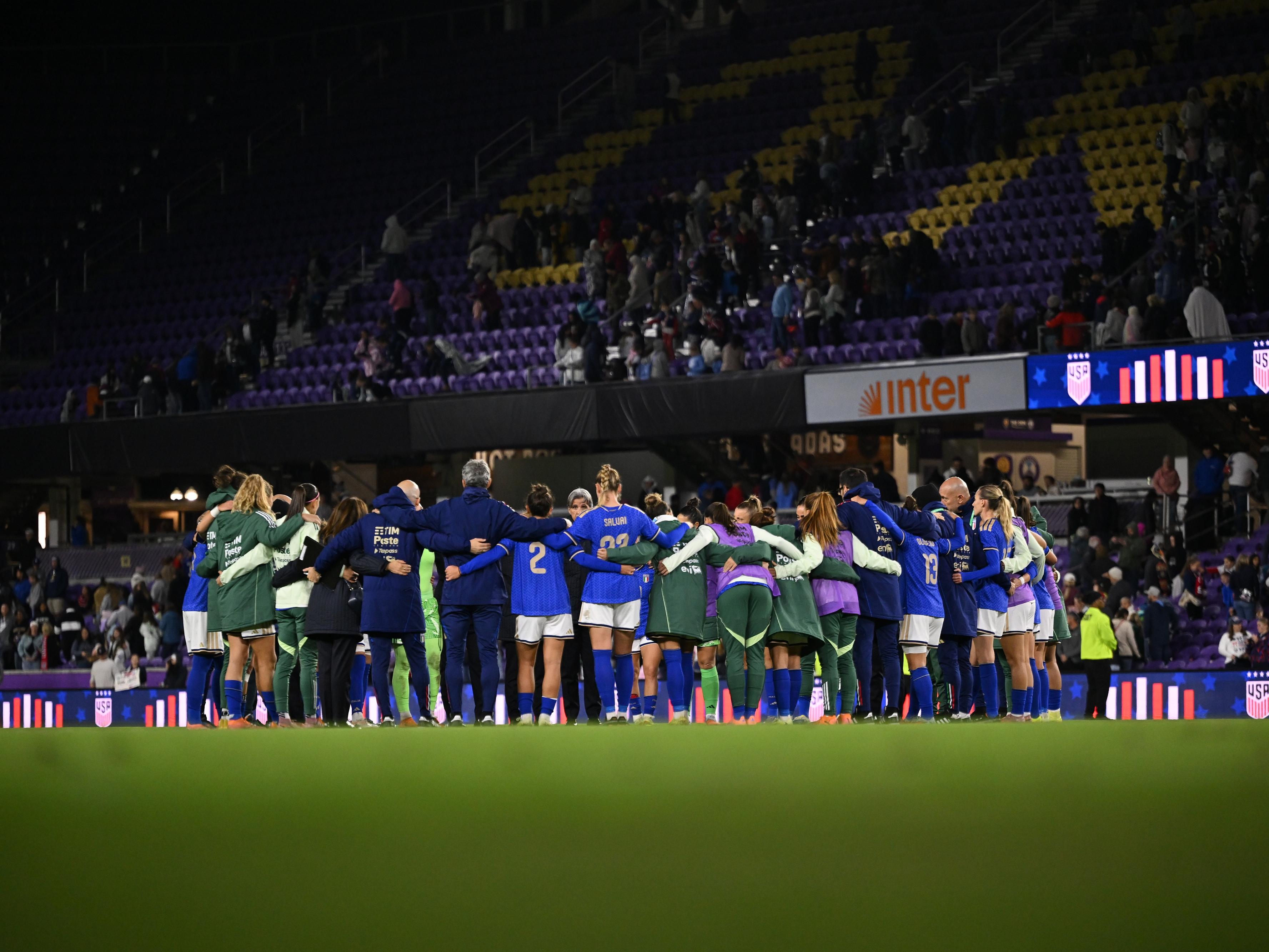 Nazionale Femminile sconfitta nell'amichevole di Orlando: la corazzata USA si impone 3-0