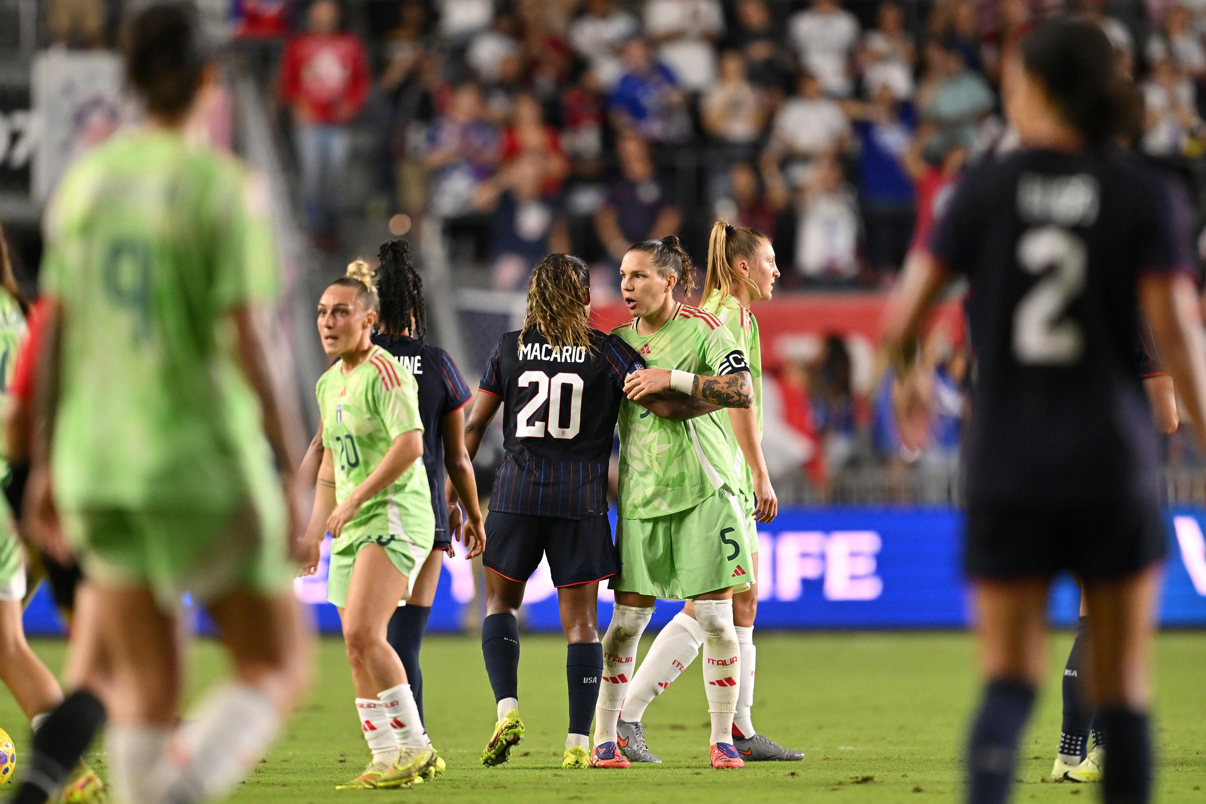 Il cuore delle Azzurre non basta, a Fort Lauderdale vincono di nuovo gli Stati Uniti. Soncin: “Esperienza che ci insegnerà tanto”