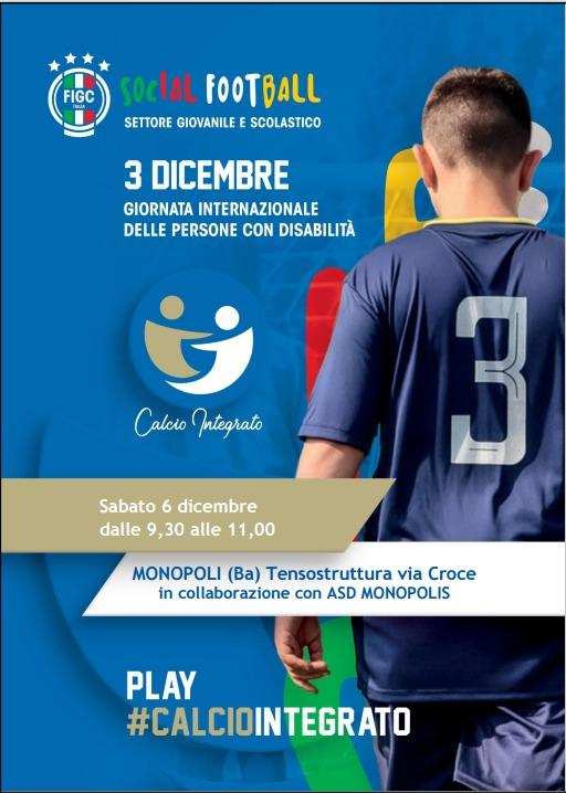 Giornata Internazionale delle Persone con Disabilità: Monopoli, Piccoli Amici in campo per l'inclusione.