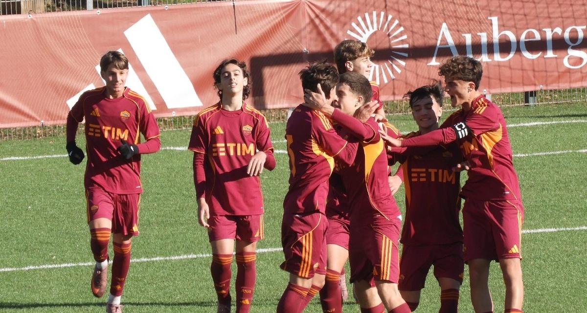 Under 15 Serie A e B, la capolista Roma si prende il derby: 2-0 alla Lazio a Trigoria
