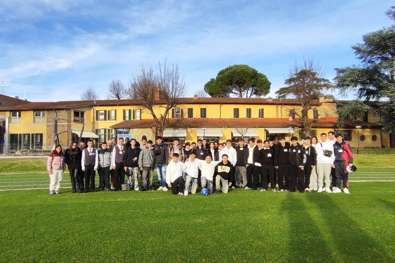 FIGC e Istituto ‘Morano’ ancora insieme nel progetto: gli studenti di Caivano in visita a Coverciano