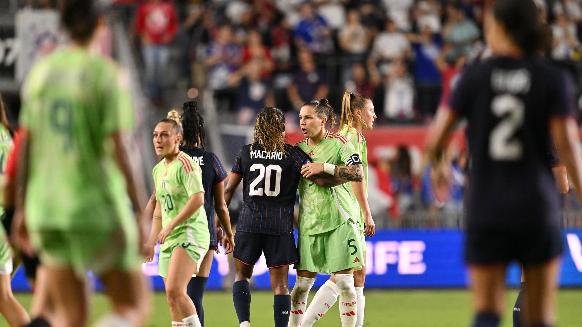 The Azzurre’s spirit isn’t enough, as the United States win again in Fort Lauderdale. Soncin: “An experience that will teach us a lot.