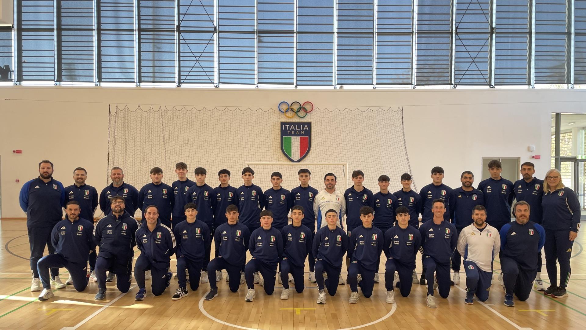 Futsal+, dal 9 al 12 dicembre a Roma il raduno per lo stage Under 16