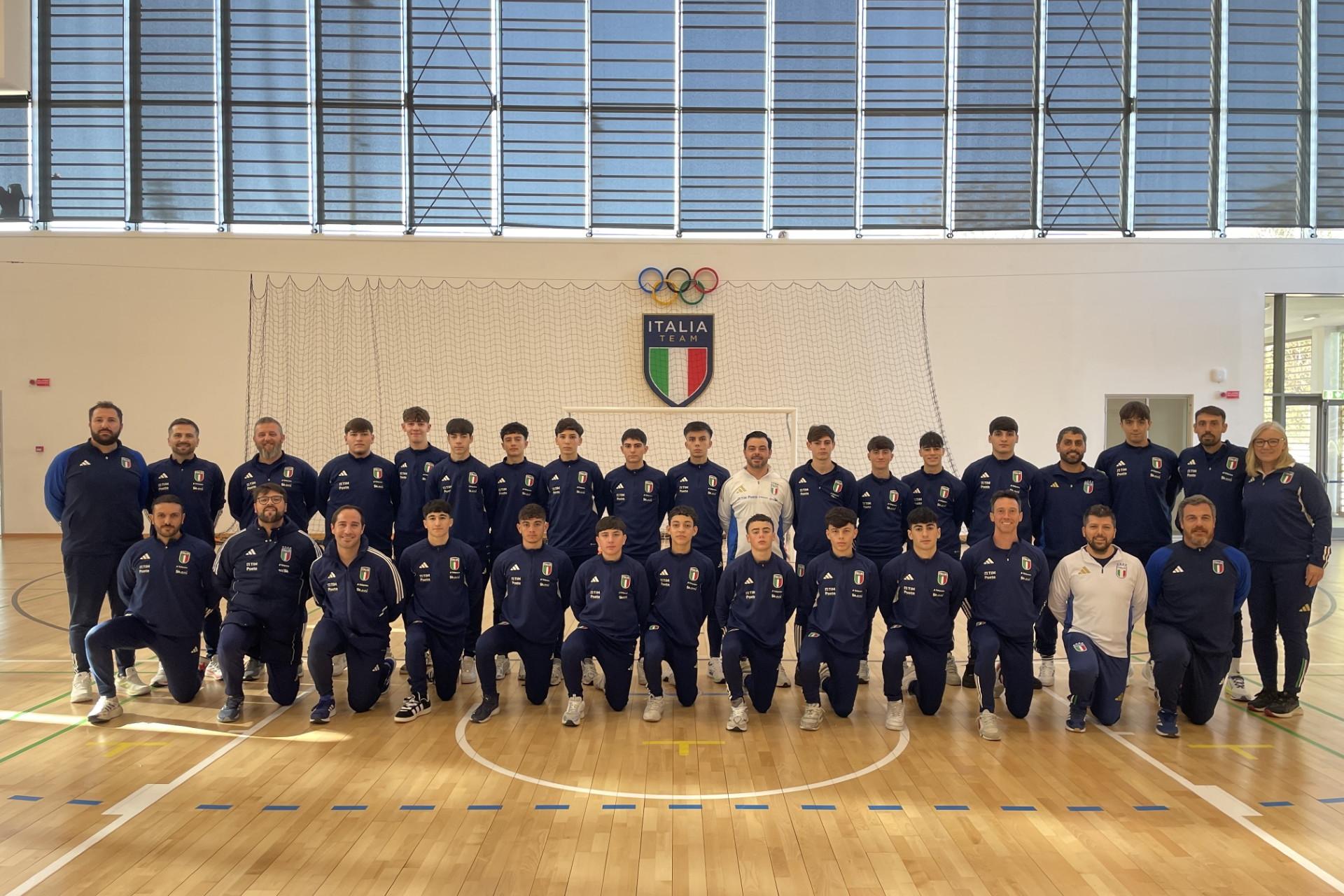Futsal+, dal 9 al 12 dicembre a Roma il raduno per lo stage Under 16