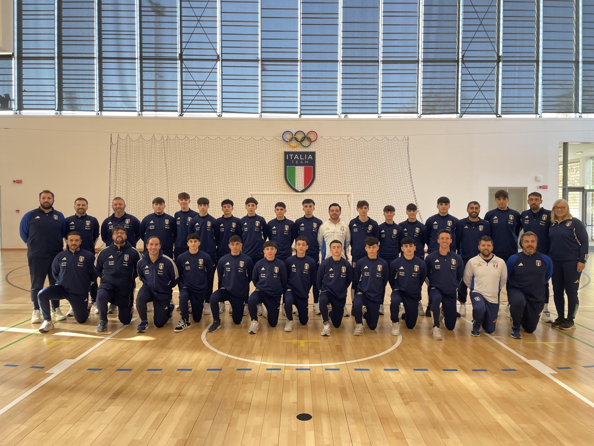 Futsal+, dal 9 al 12 dicembre a Roma il raduno per lo stage Under 16