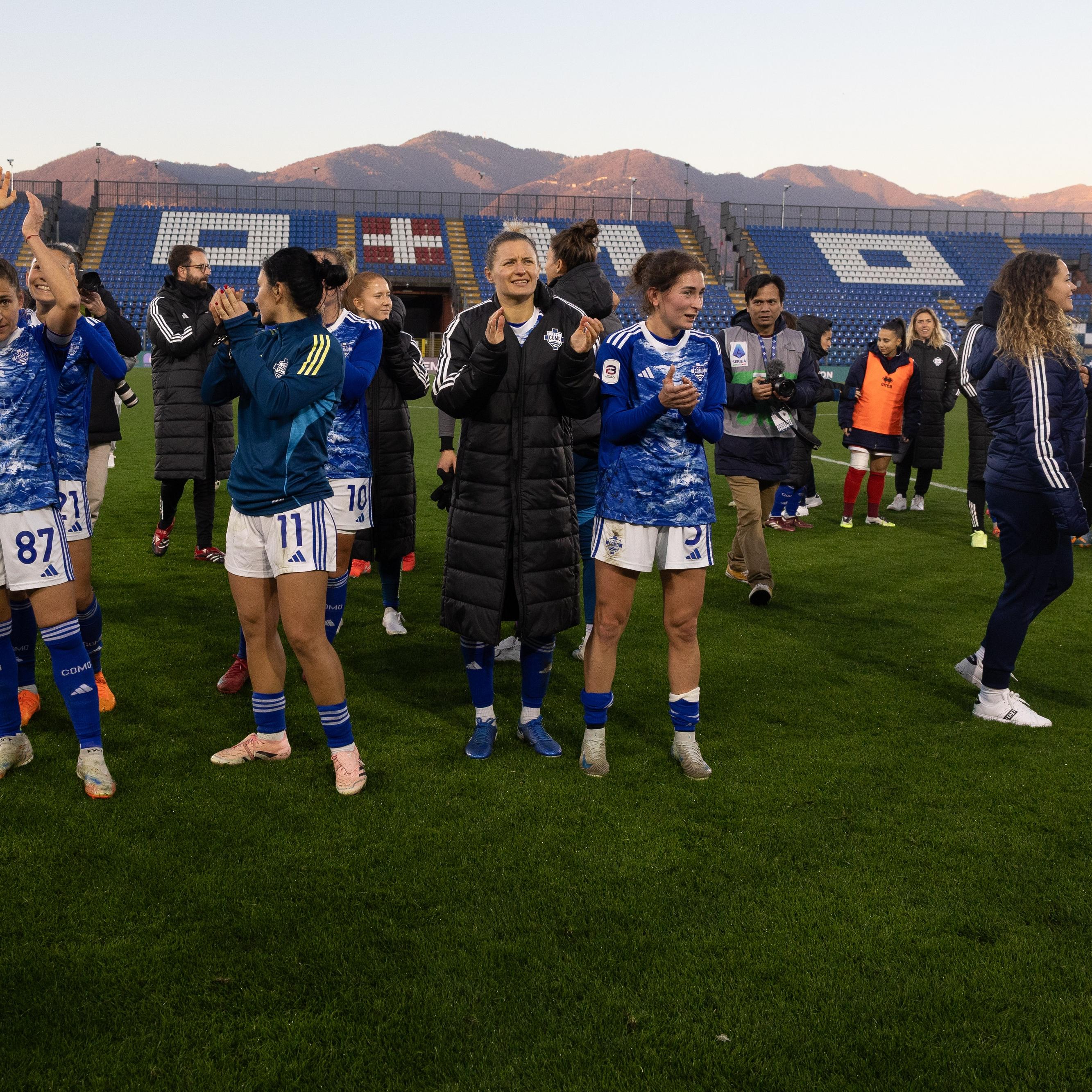 Il Como 1907 cala il poker contro la San Marino e tiene a -5 il Lumezzane vittorioso sul Venezia