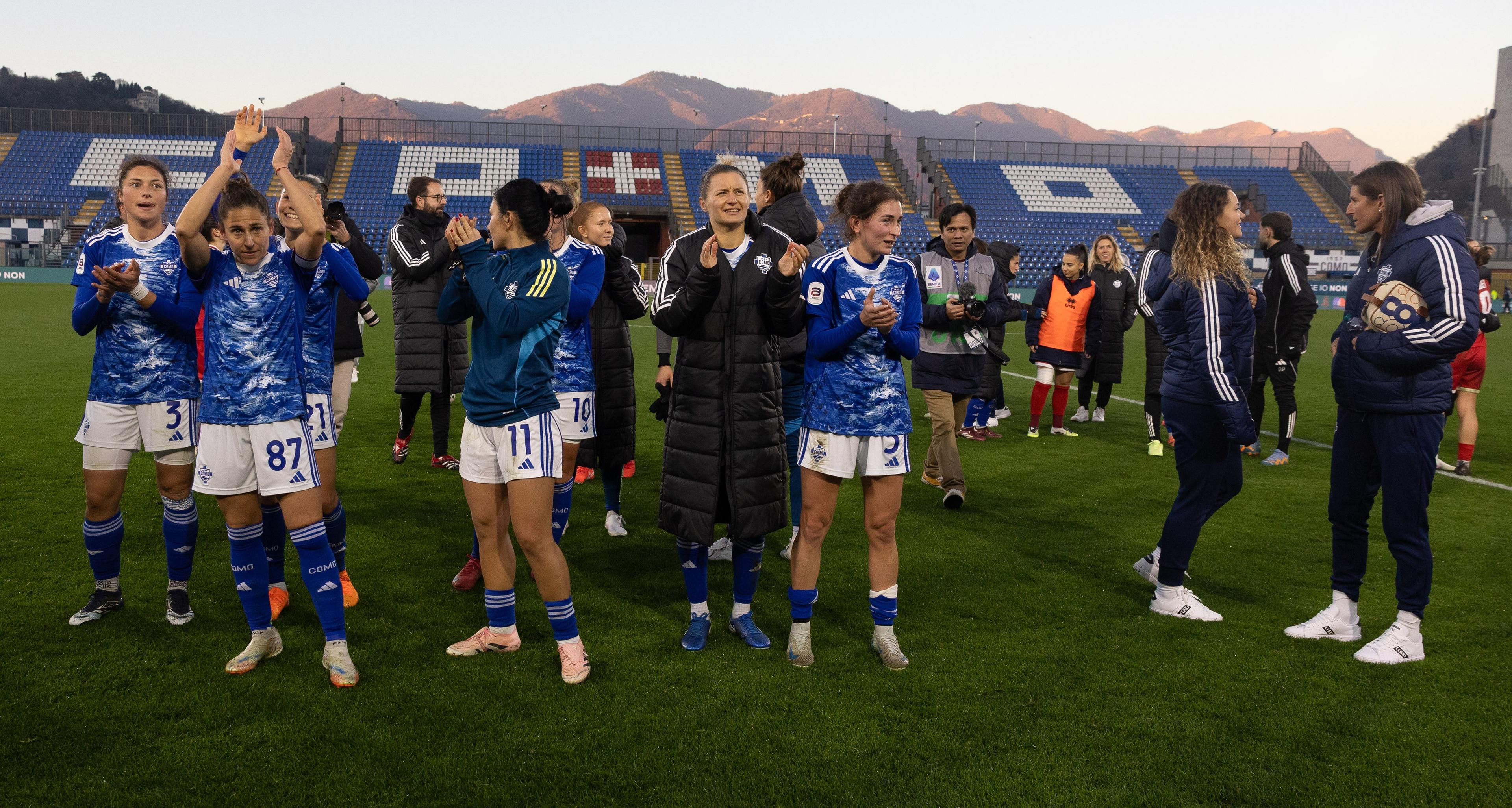 Il Como 1907 cala il poker contro la San Marino e tiene a -5 il Lumezzane vittorioso sul Venezia