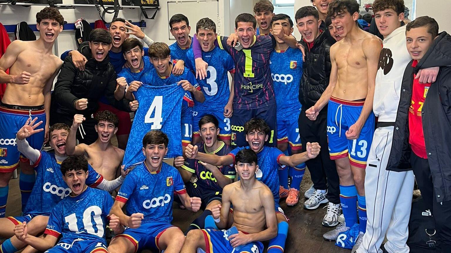 Under 15 Serie A e B, poker del Catanzaro nel Girone C: 4-0 alla capolista Roma