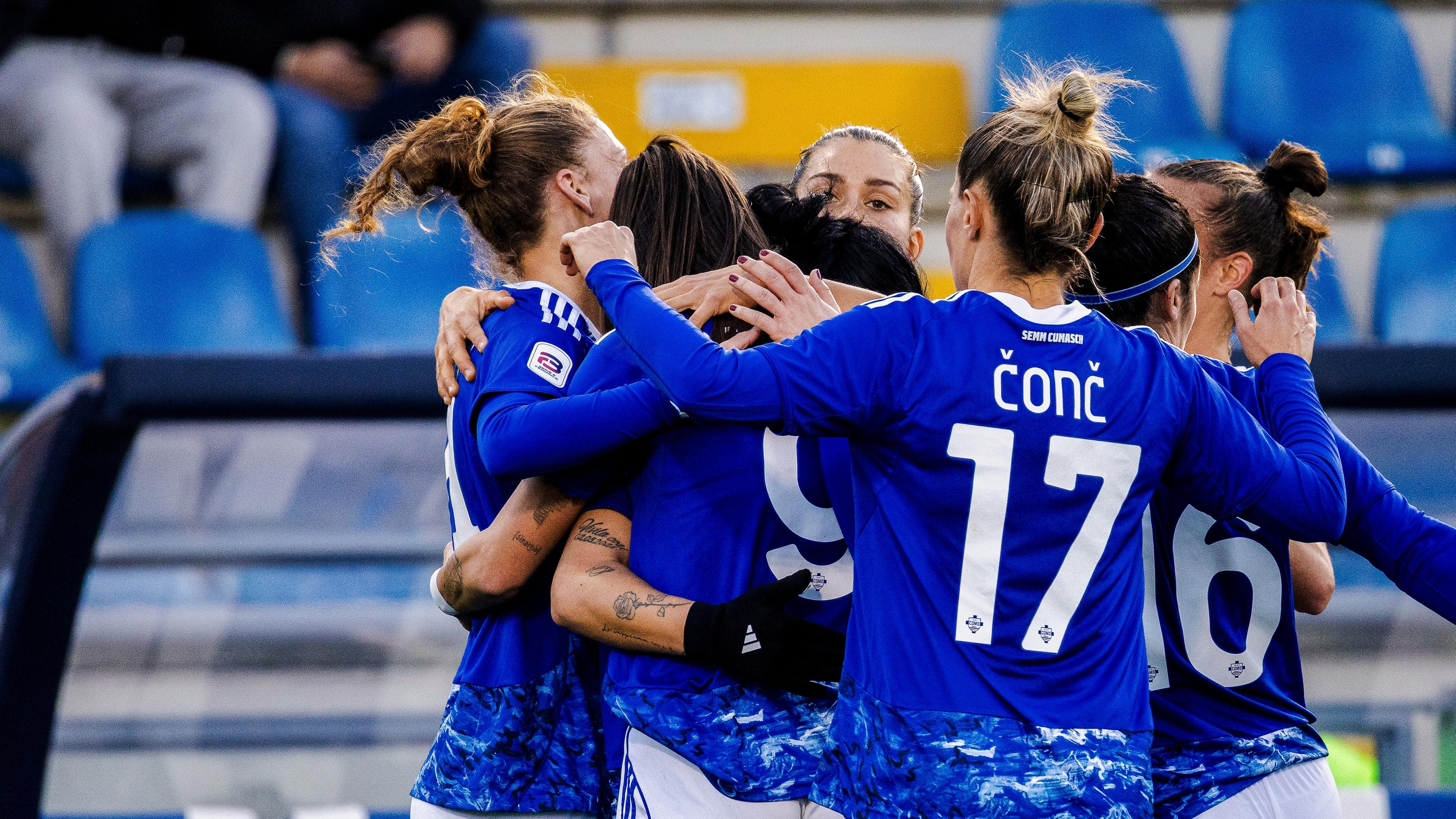 Il Como 1907 si fa bello al 'Sinigaglia': poker alla San Marino Academy