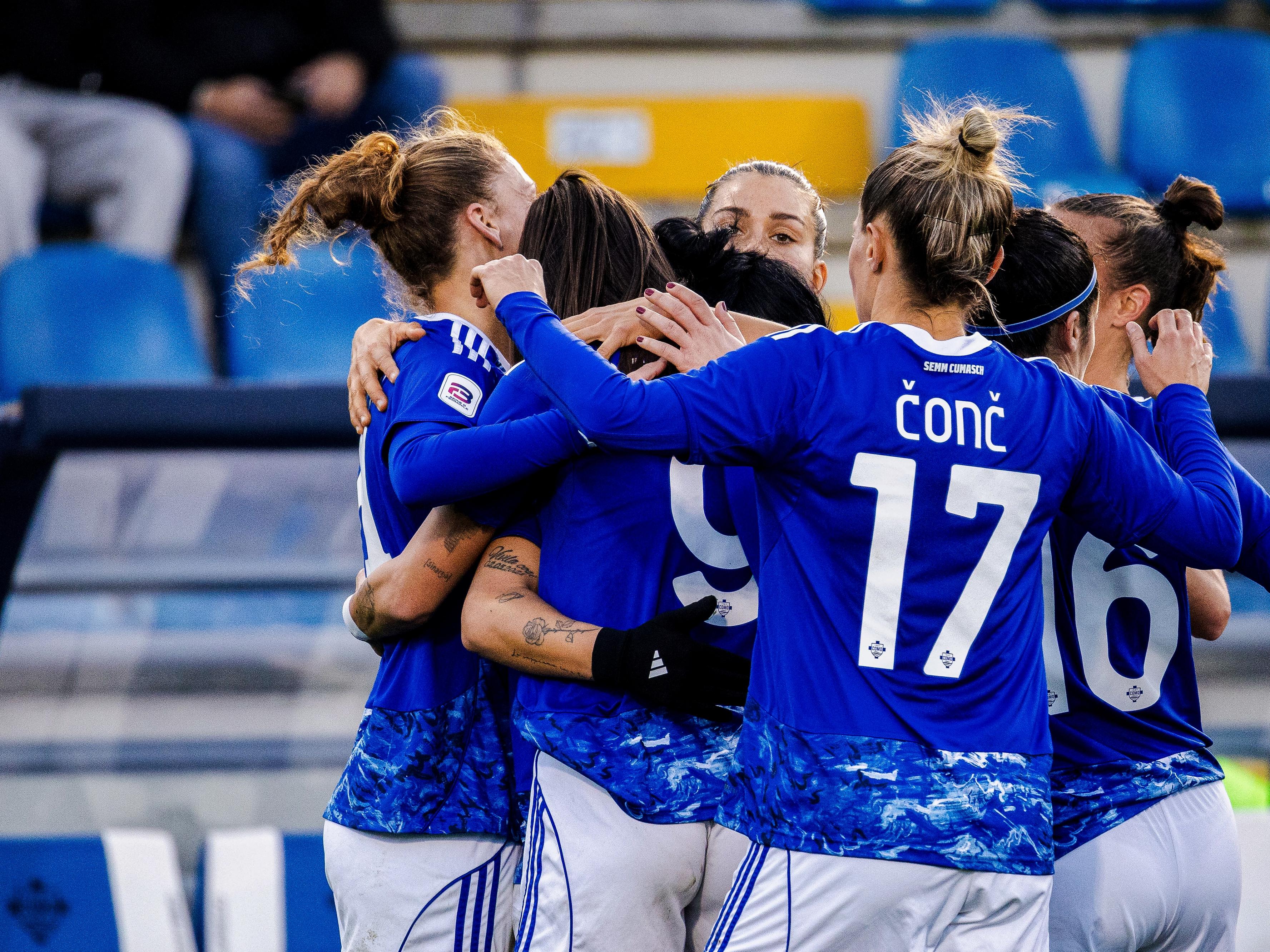 Il Como 1907 si fa bello al 'Sinigaglia': poker alla San Marino Academy