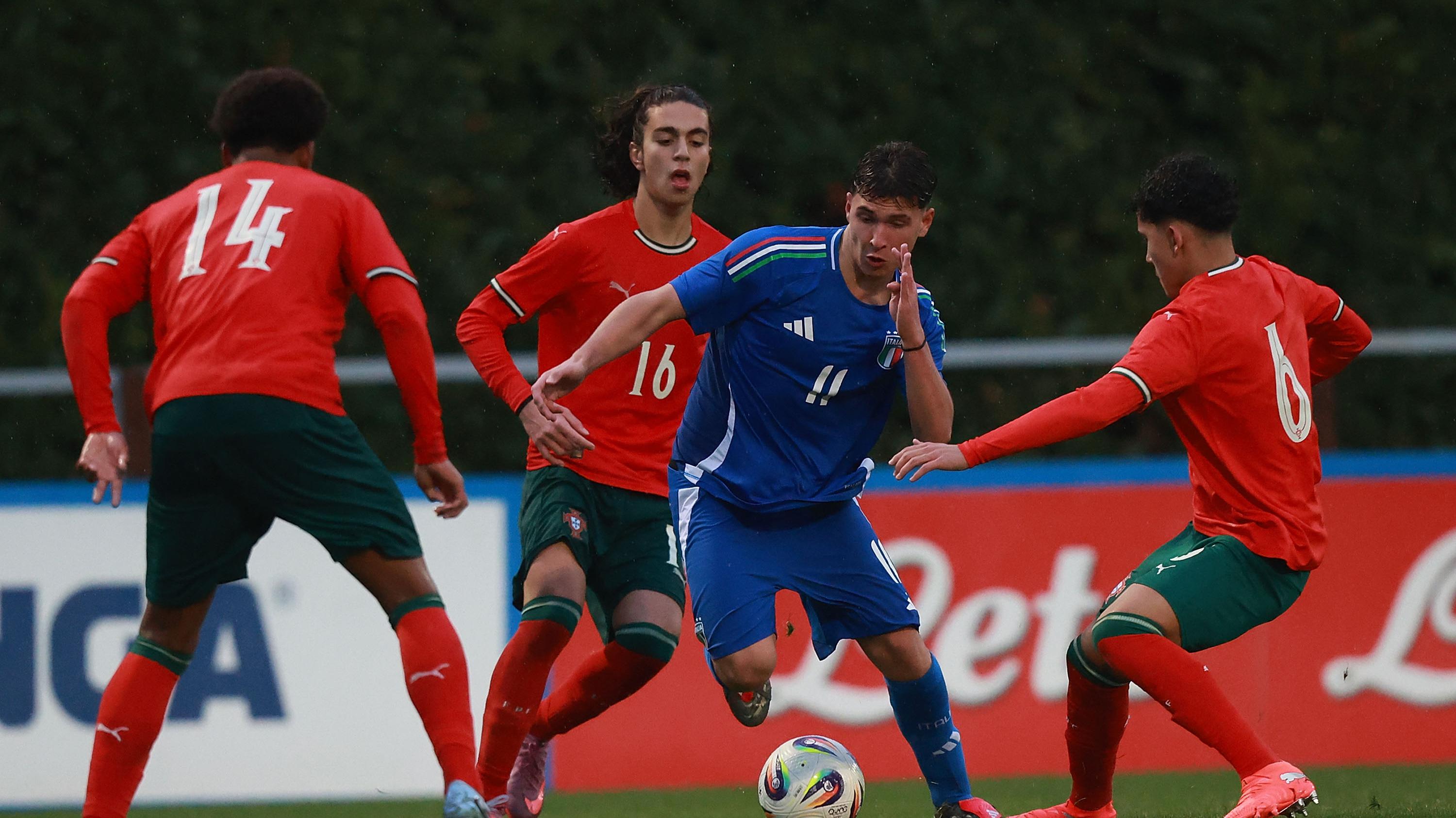 U16s lose 3-0 to Portugal at Coverciano