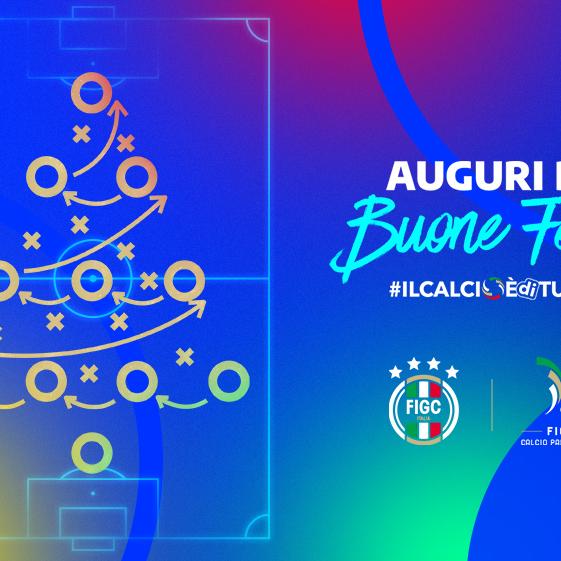 Tantissimi auguri di buon Natale e di buon anno dalla Divisione Calcio Paralimpico della FIGC