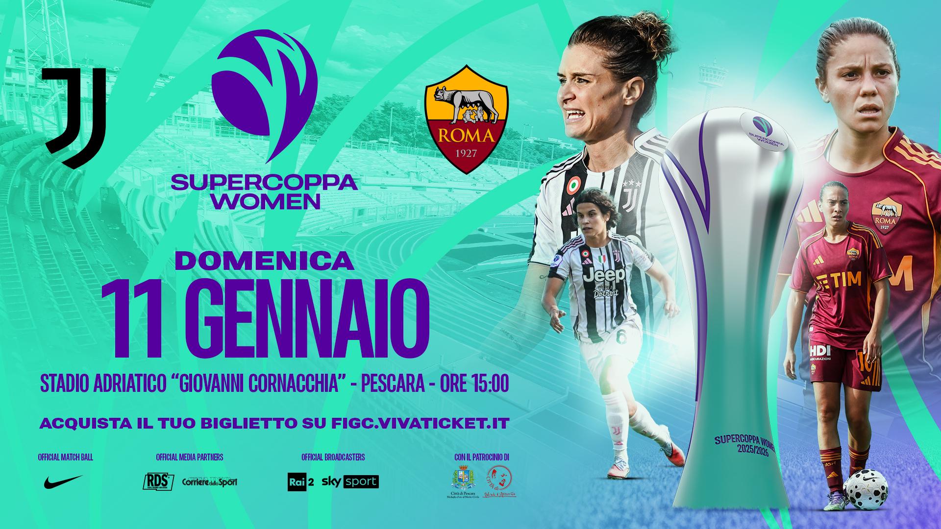 Supercoppa Women - Il trofeo a Pescara