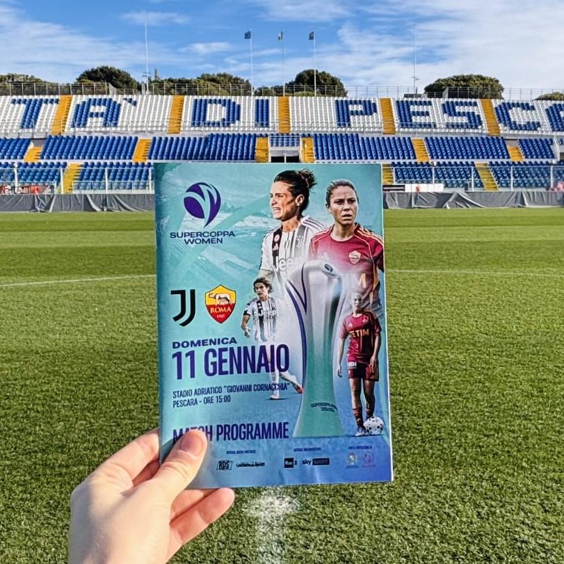 Supercoppa Women, -2: scarica gratuitamente e sfoglia il match programme di Juventus-Roma