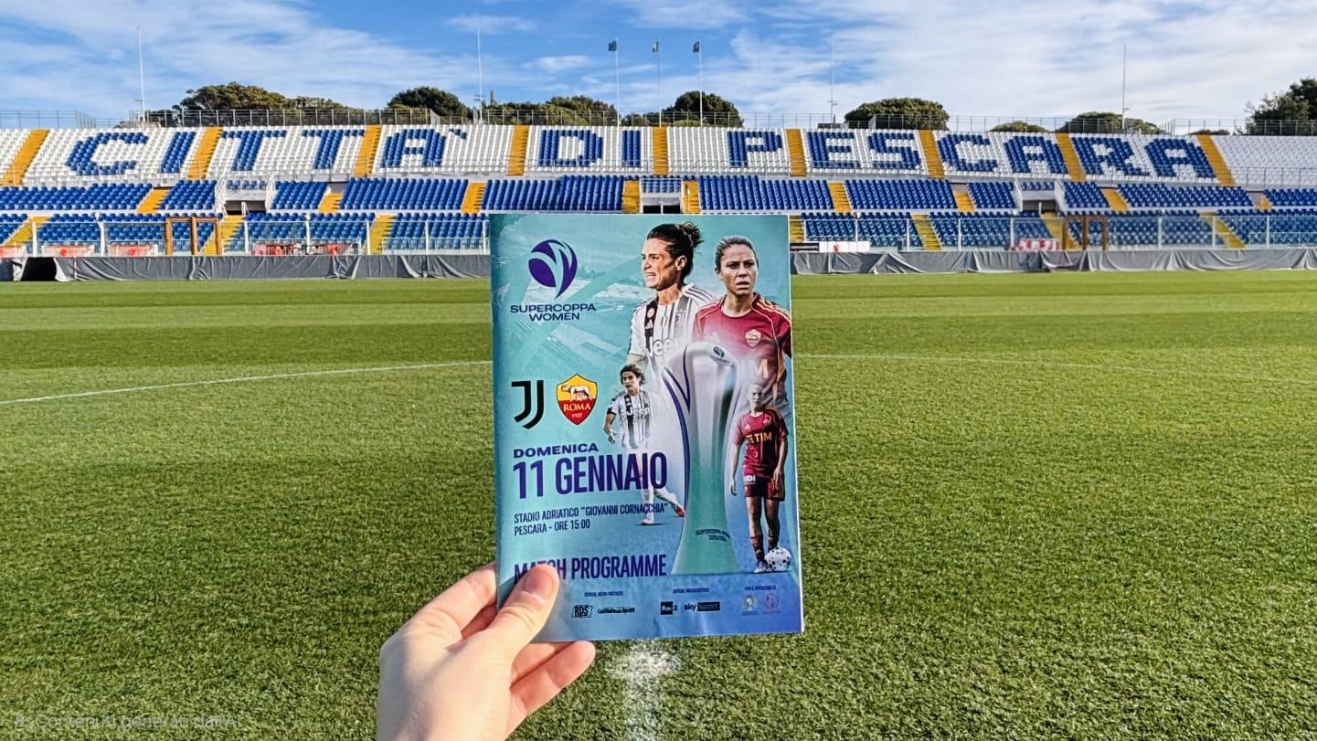 Supercoppa Women, -2: scarica gratuitamente e sfoglia il match programme di Juventus-Roma