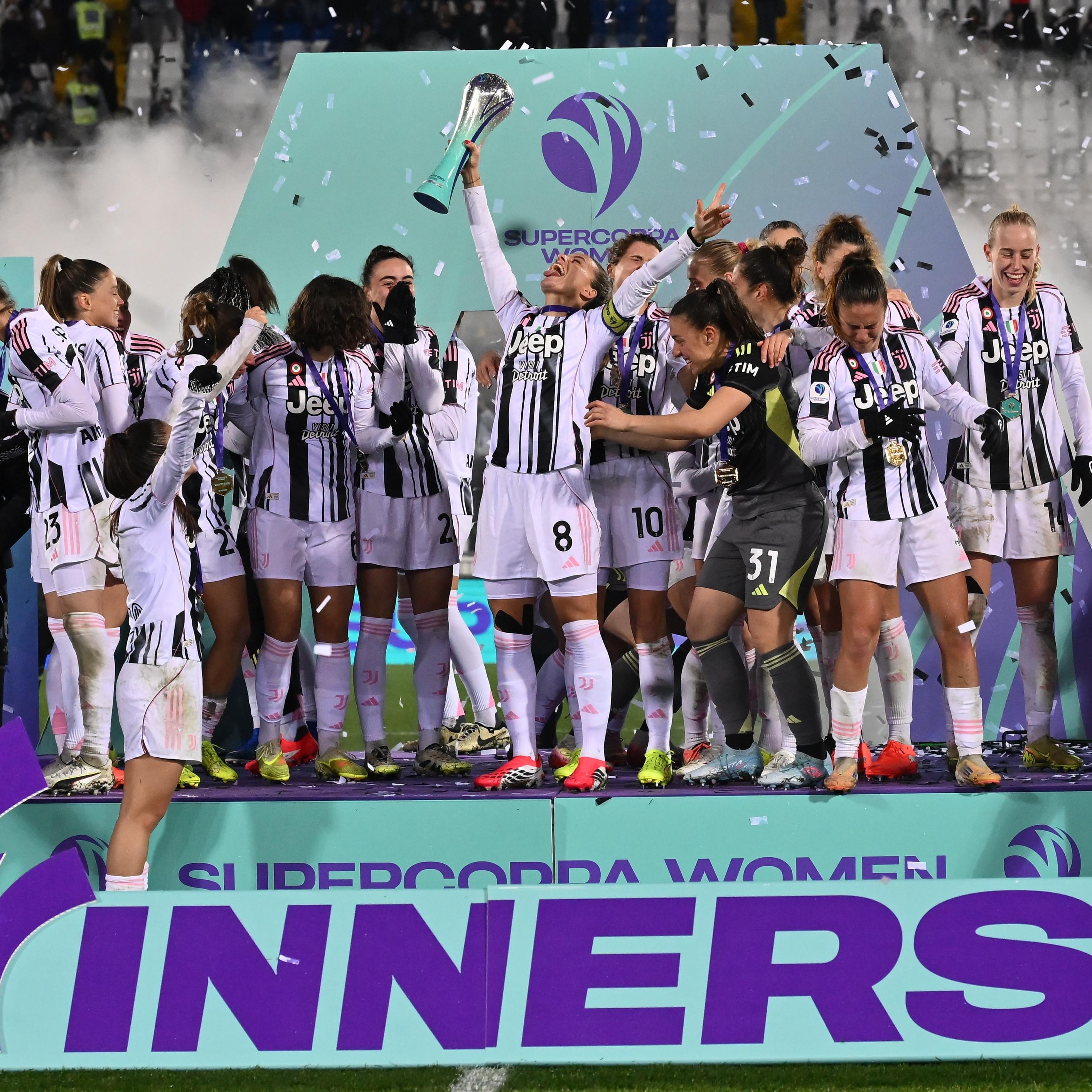 Supercoppa Women: tacco di Girelli, Juventus in trionfo. Roma battuta 2-1 a Pescara, quinto titolo per le bianconere