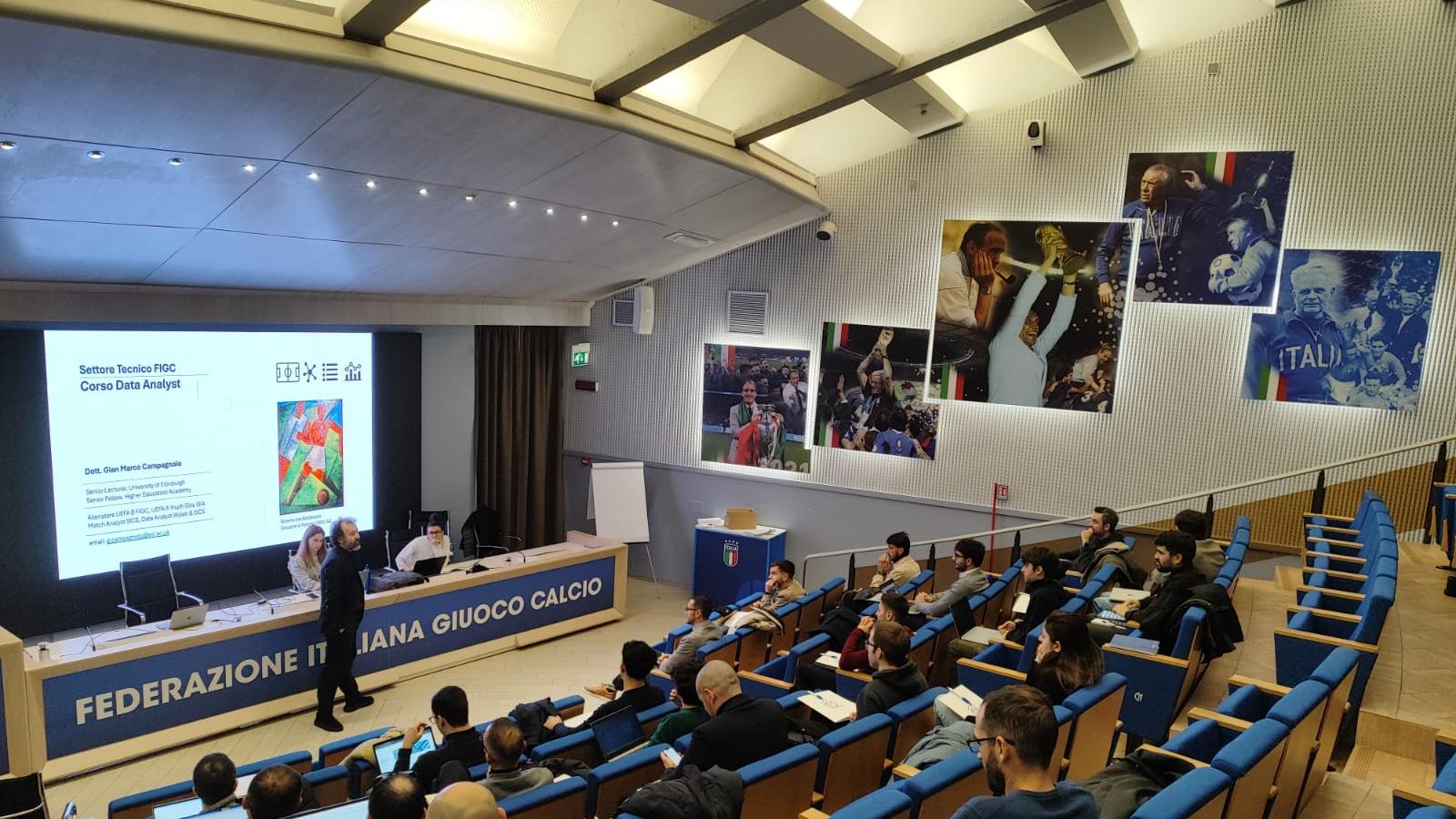 Inaugurato a Coverciano il primo corso per data analyst. Beretta: “Passaggio formativo fondamentale”