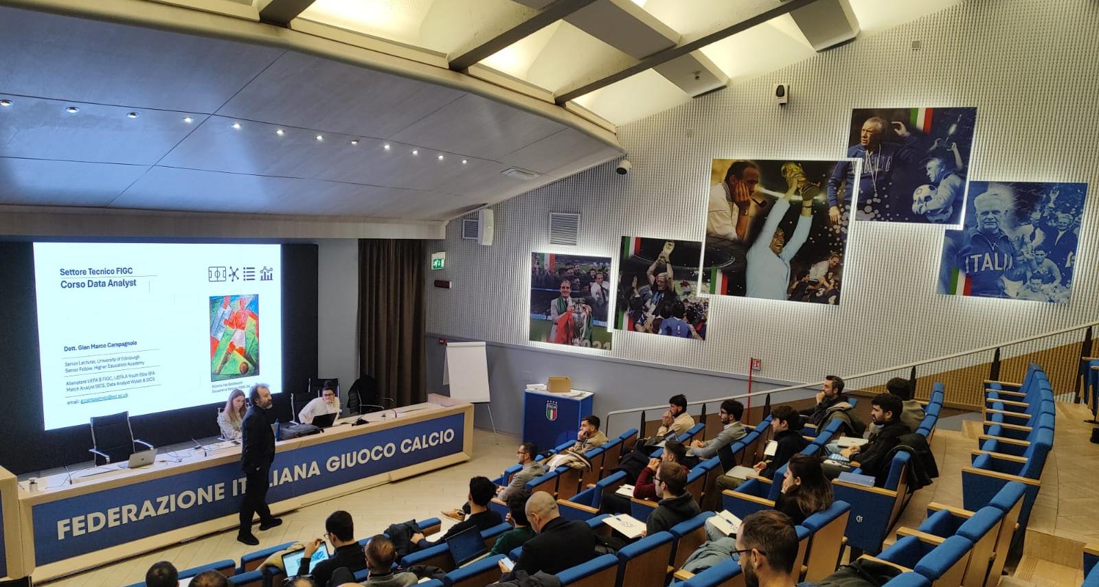 Inaugurato a Coverciano il primo corso per data analyst. Beretta: “Passaggio formativo fondamentale”