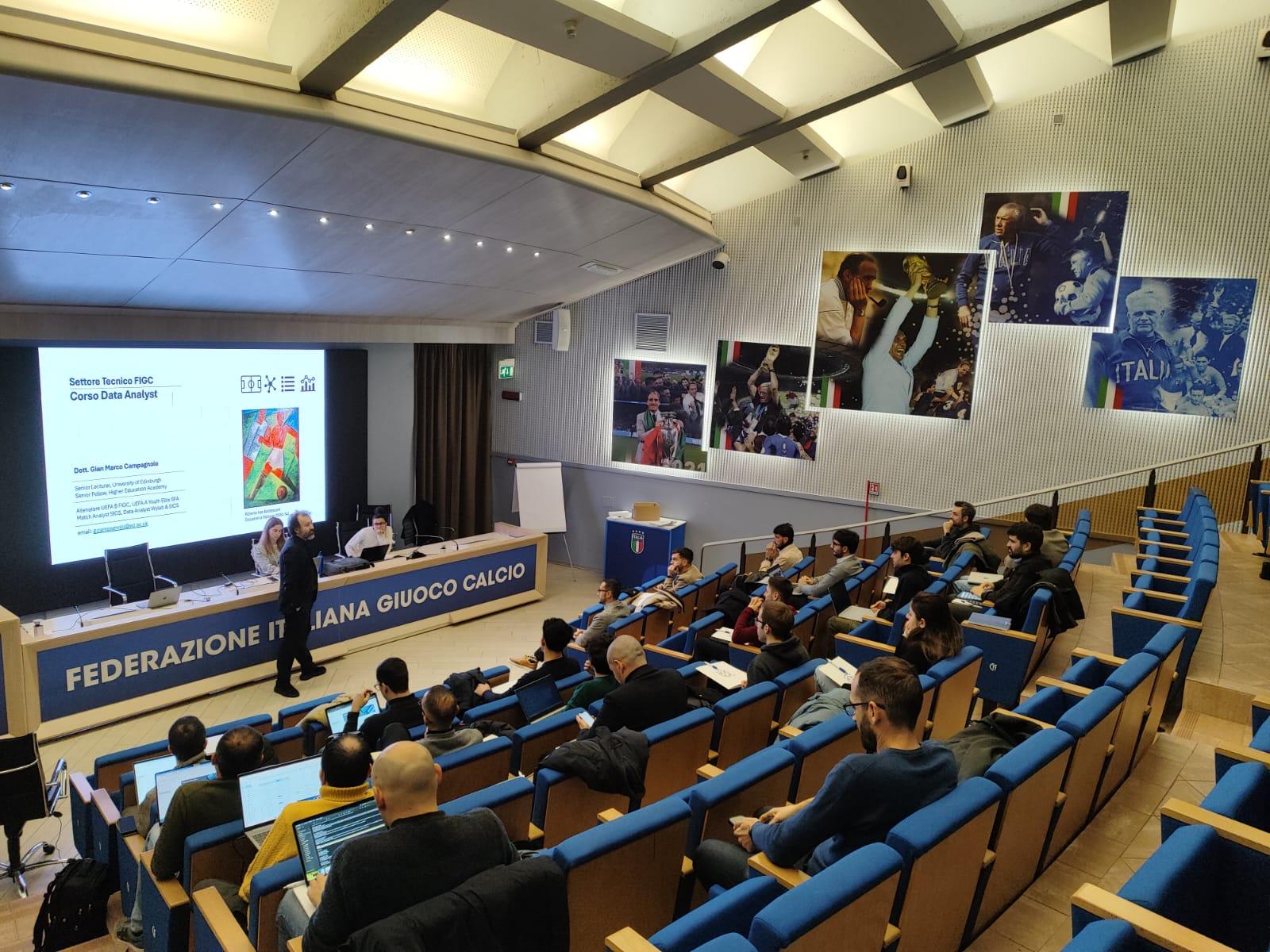 Inaugurato a Coverciano il primo corso per data analyst. Beretta: “Passaggio formativo fondamentale”