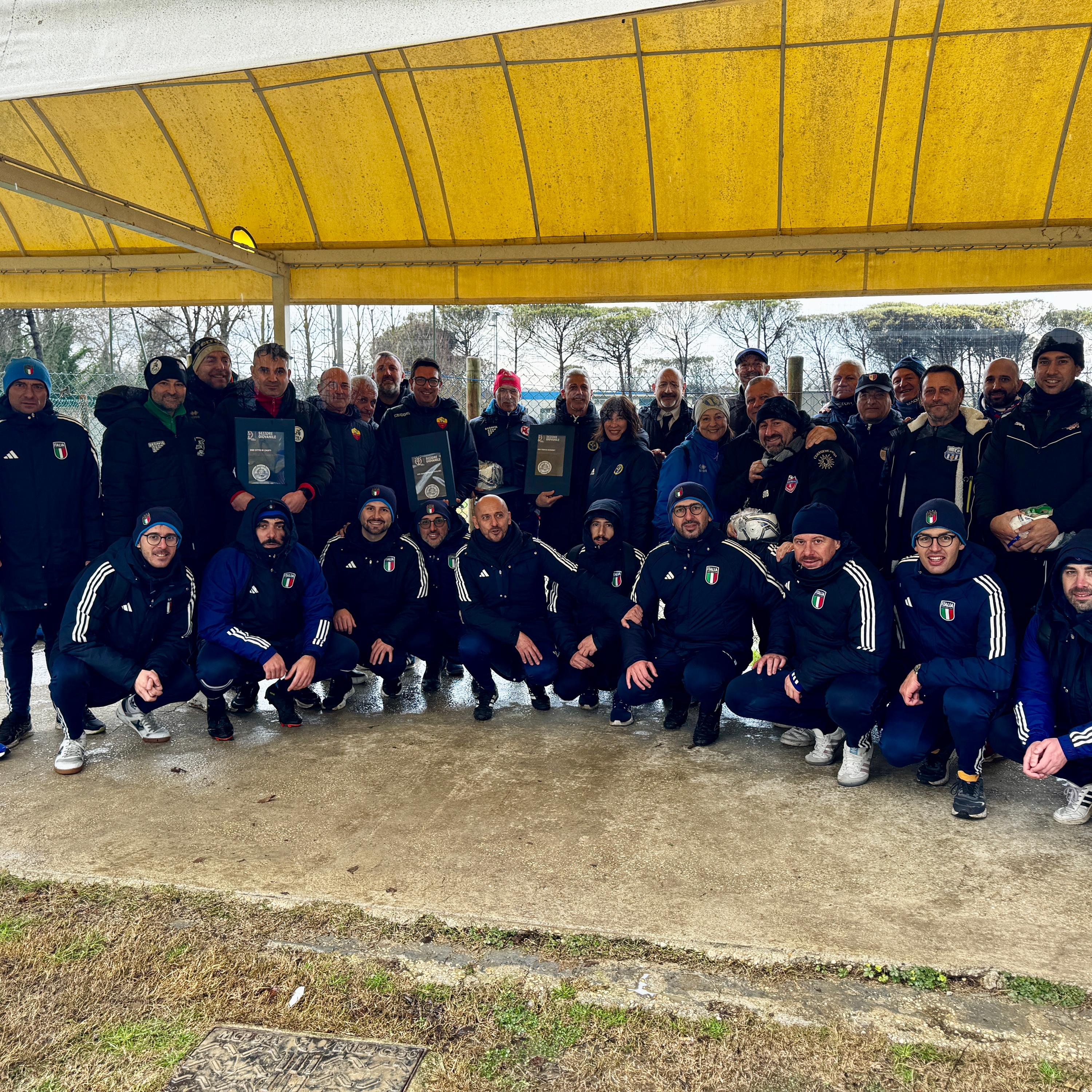 Cerimonia di consegna delle targhe alle società di 3° livello 2024/2025