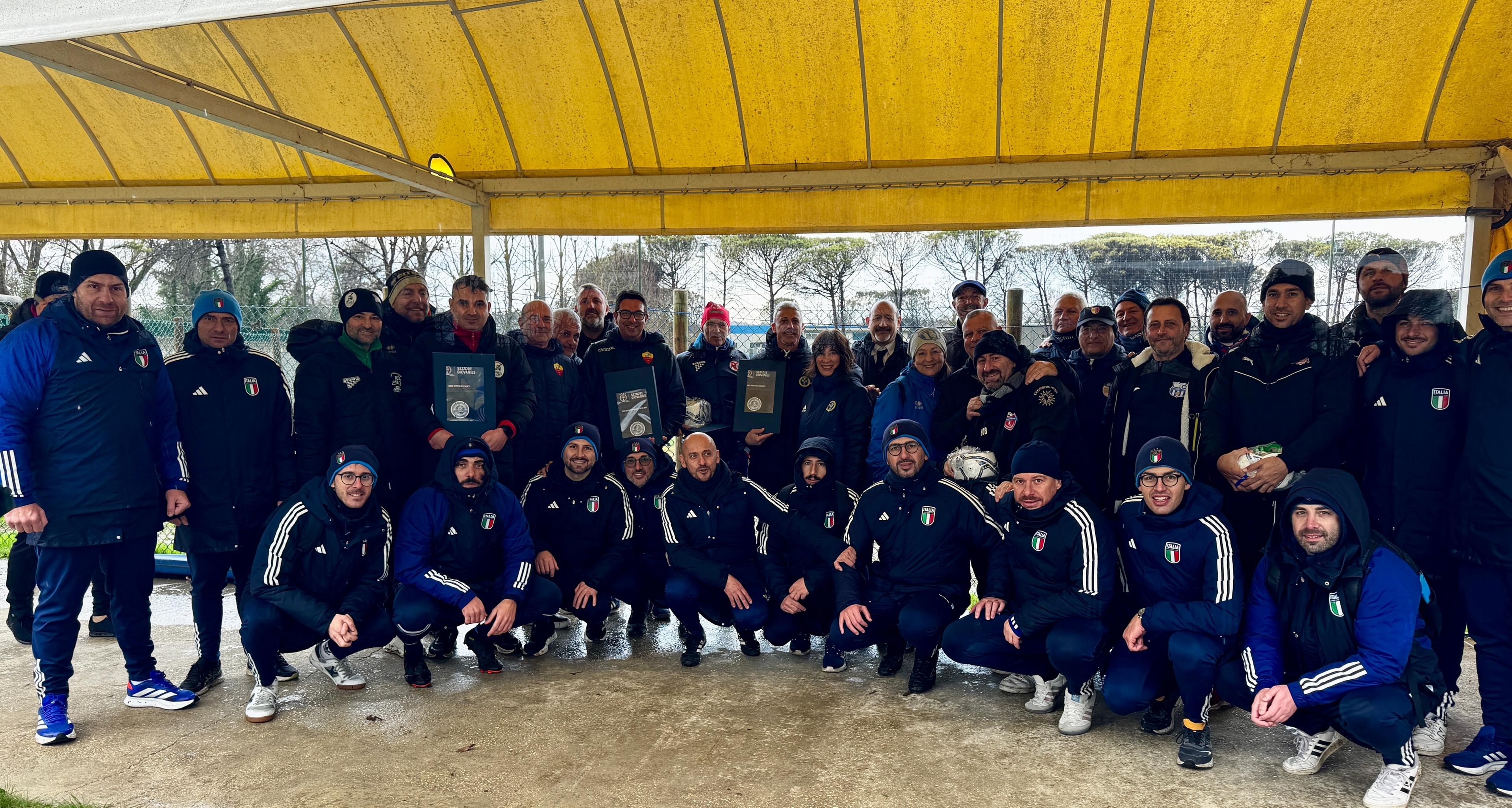 Cerimonia di consegna delle targhe alle società di 3° livello 2024/2025