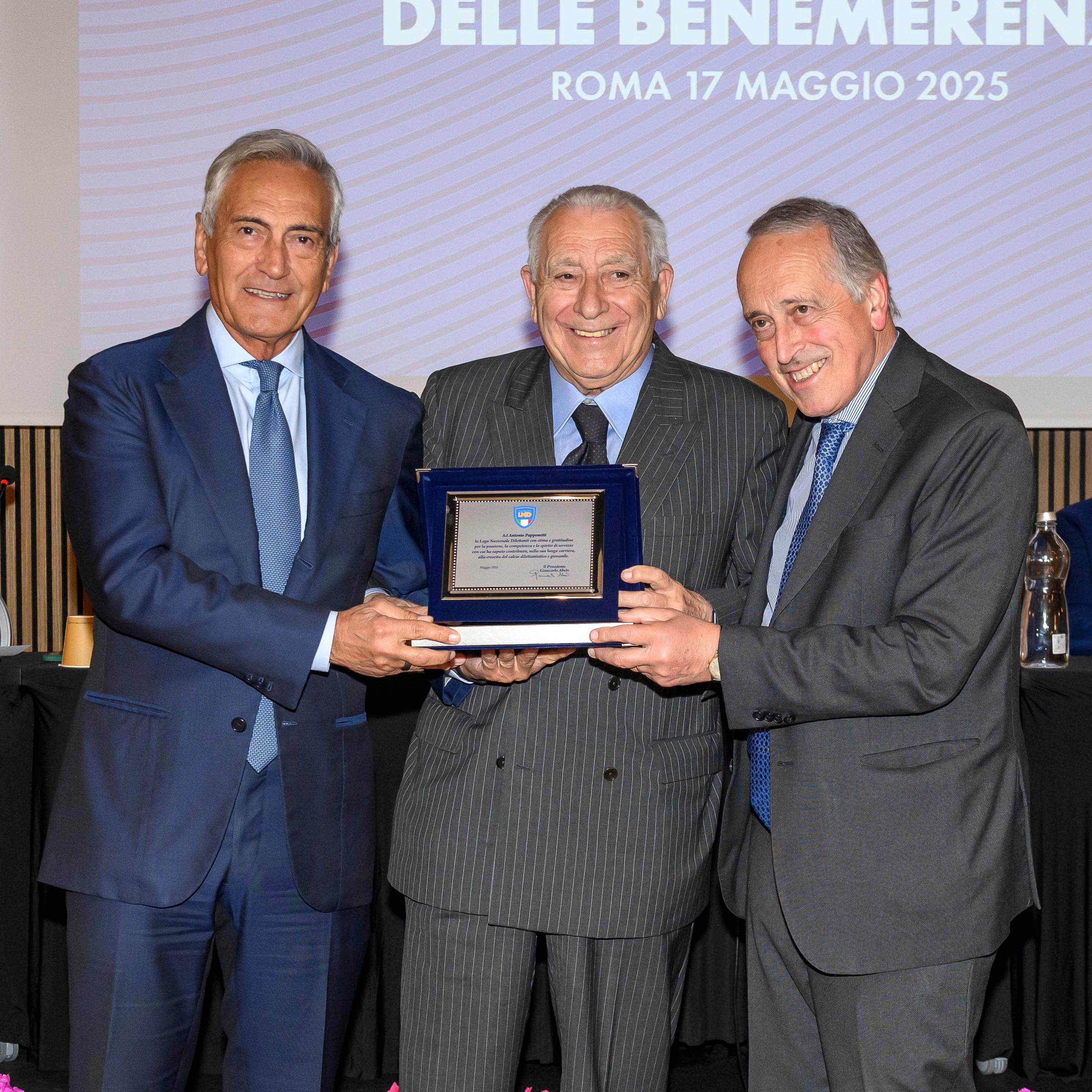 Il cordoglio della FIGC e del presidente Gravina per la scomparsa di Antonio Papponetti