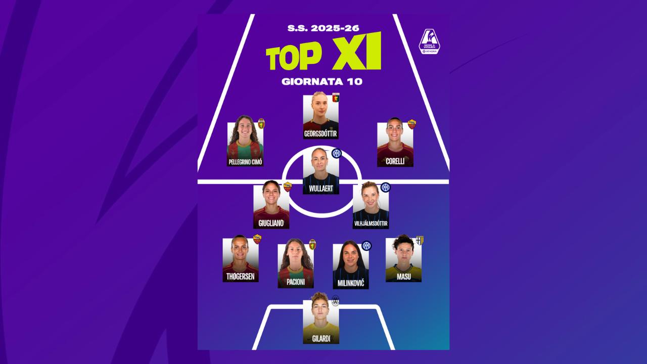 La prima Top 11 del 2026: sei italiane, ancora Wullaert, davanti ‘debutta’ Georgsdottir