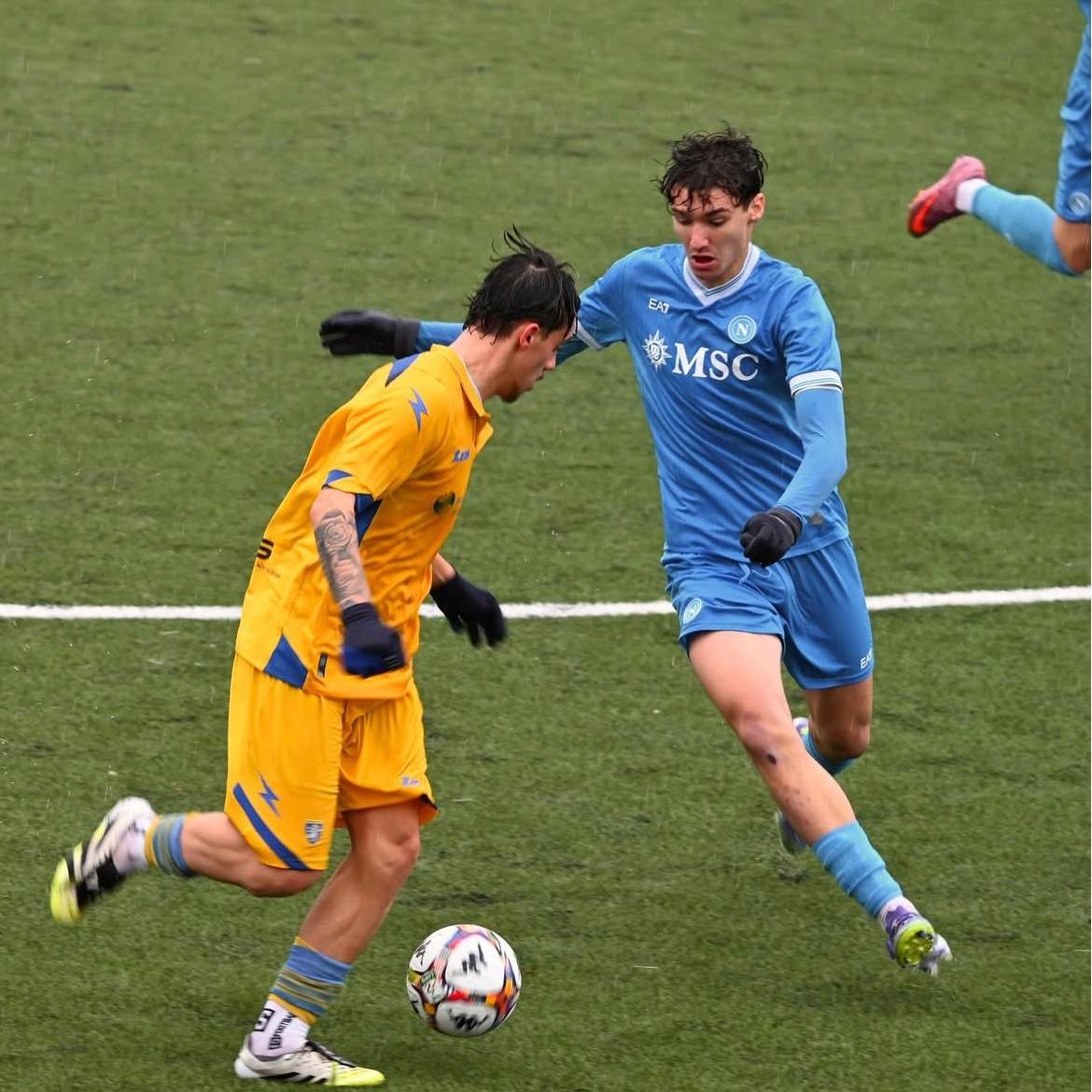 Under 18 Professionisti, Napoli allo scadere nel posticipo: 2-1 al Frosinone e quarto posto