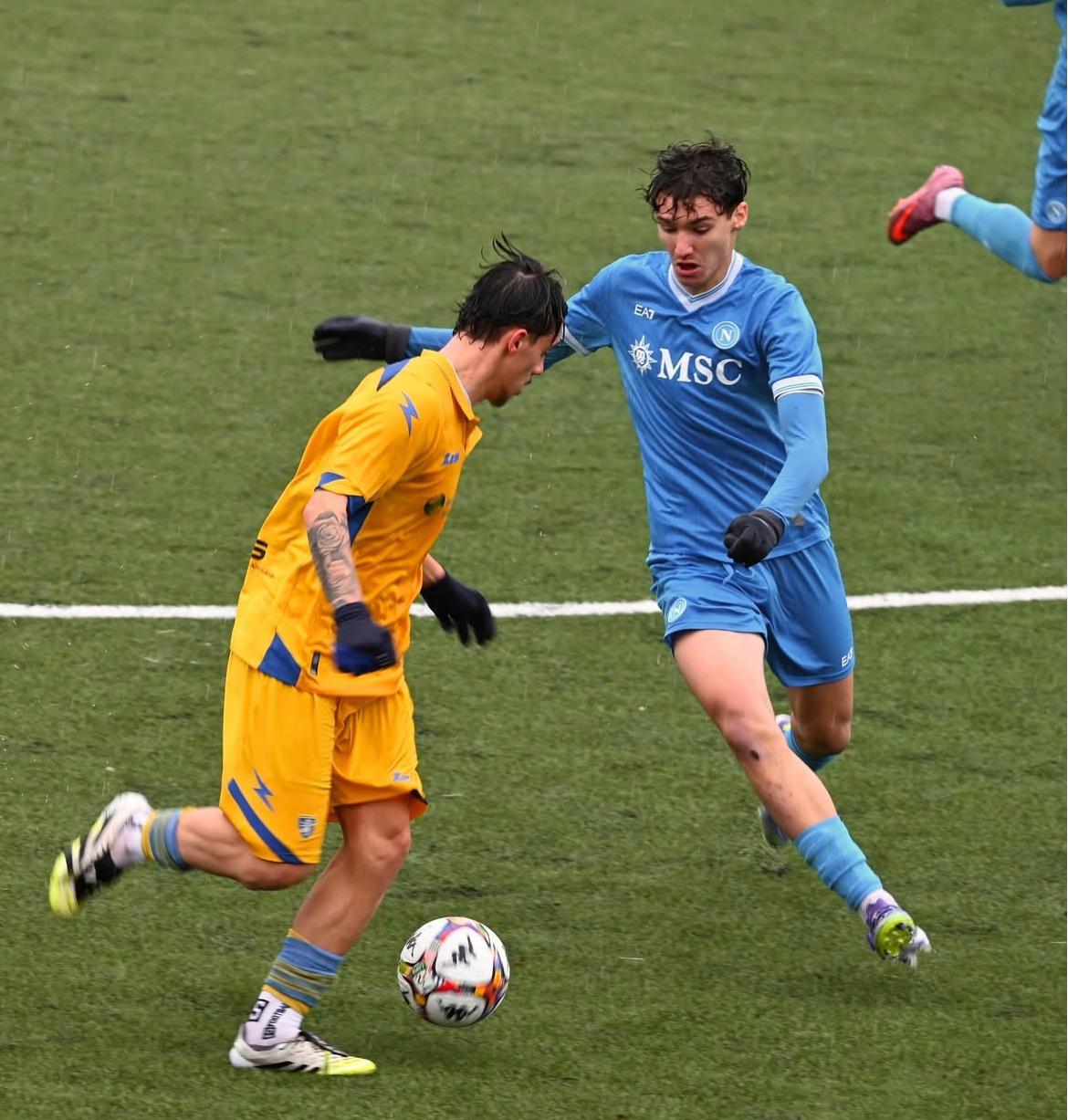 Under 18 Professionisti, Napoli allo scadere nel posticipo: 2-1 al Frosinone e quarto posto