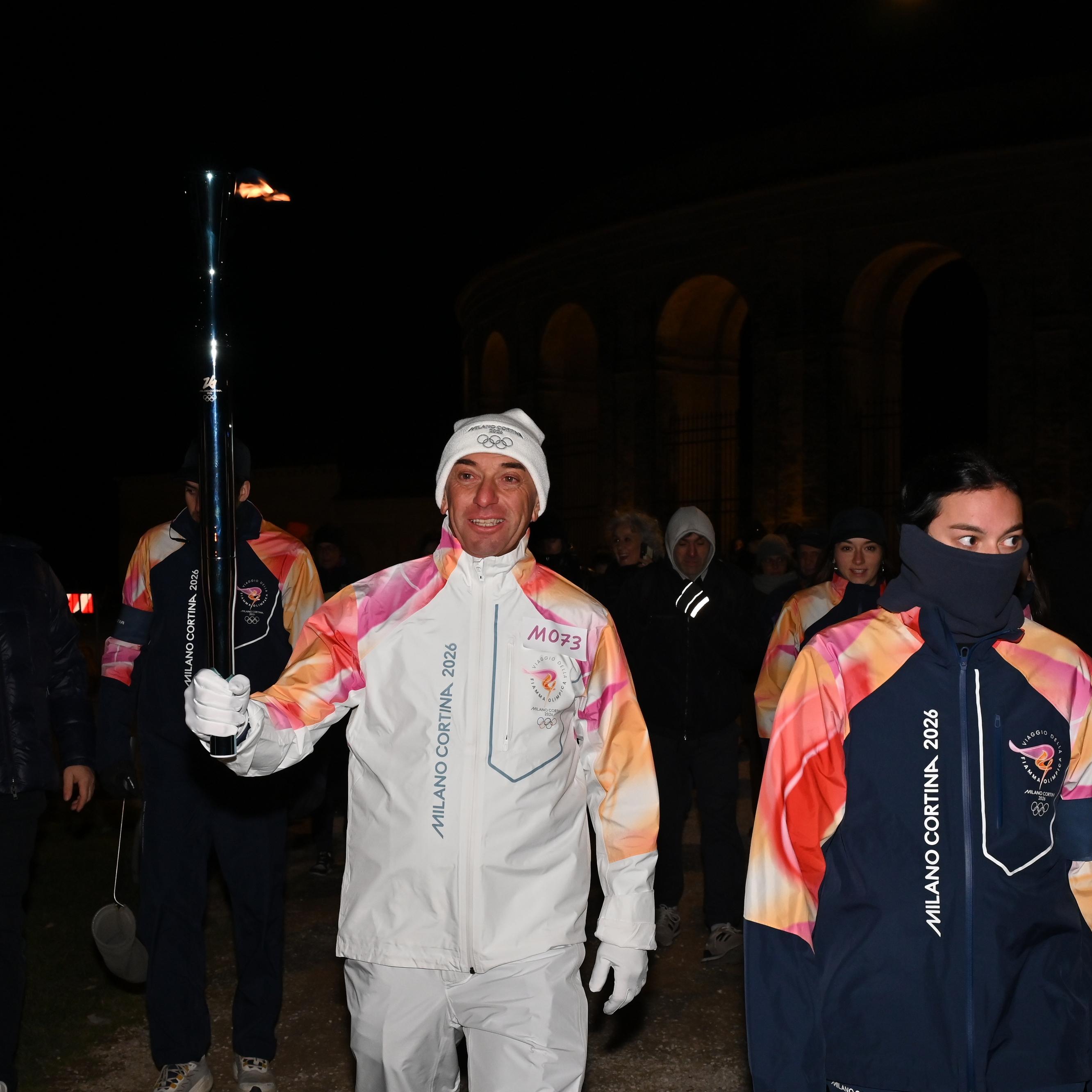 Bollini tedoforo a Mantova: dall’Europeo Under 19 alla fiamma olimpica di Milano-Cortina