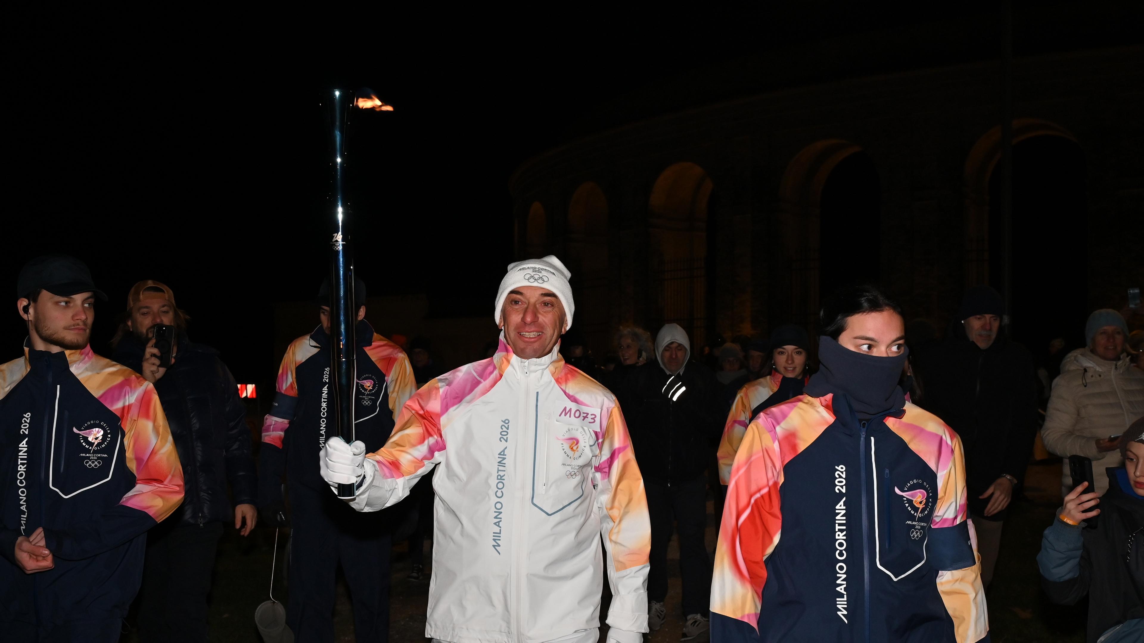 Bollini tedoforo a Mantova: dall’Europeo Under 19 alla fiamma olimpica di Milano-Cortina