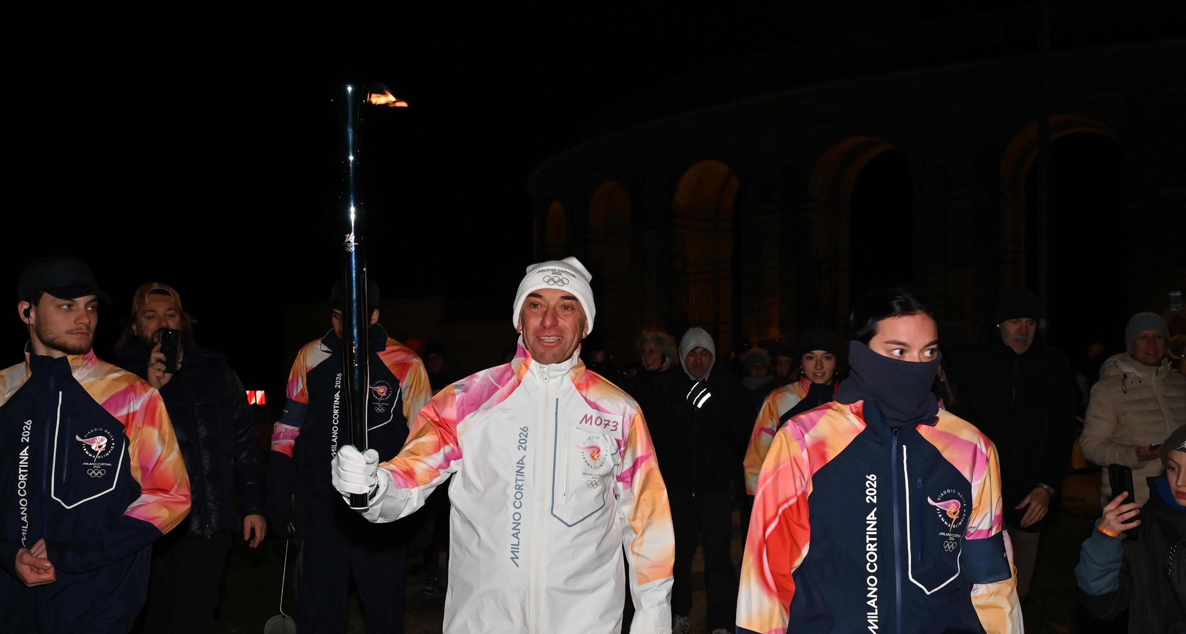 Bollini tedoforo a Mantova: dall’Europeo Under 19 alla fiamma olimpica di Milano-Cortina