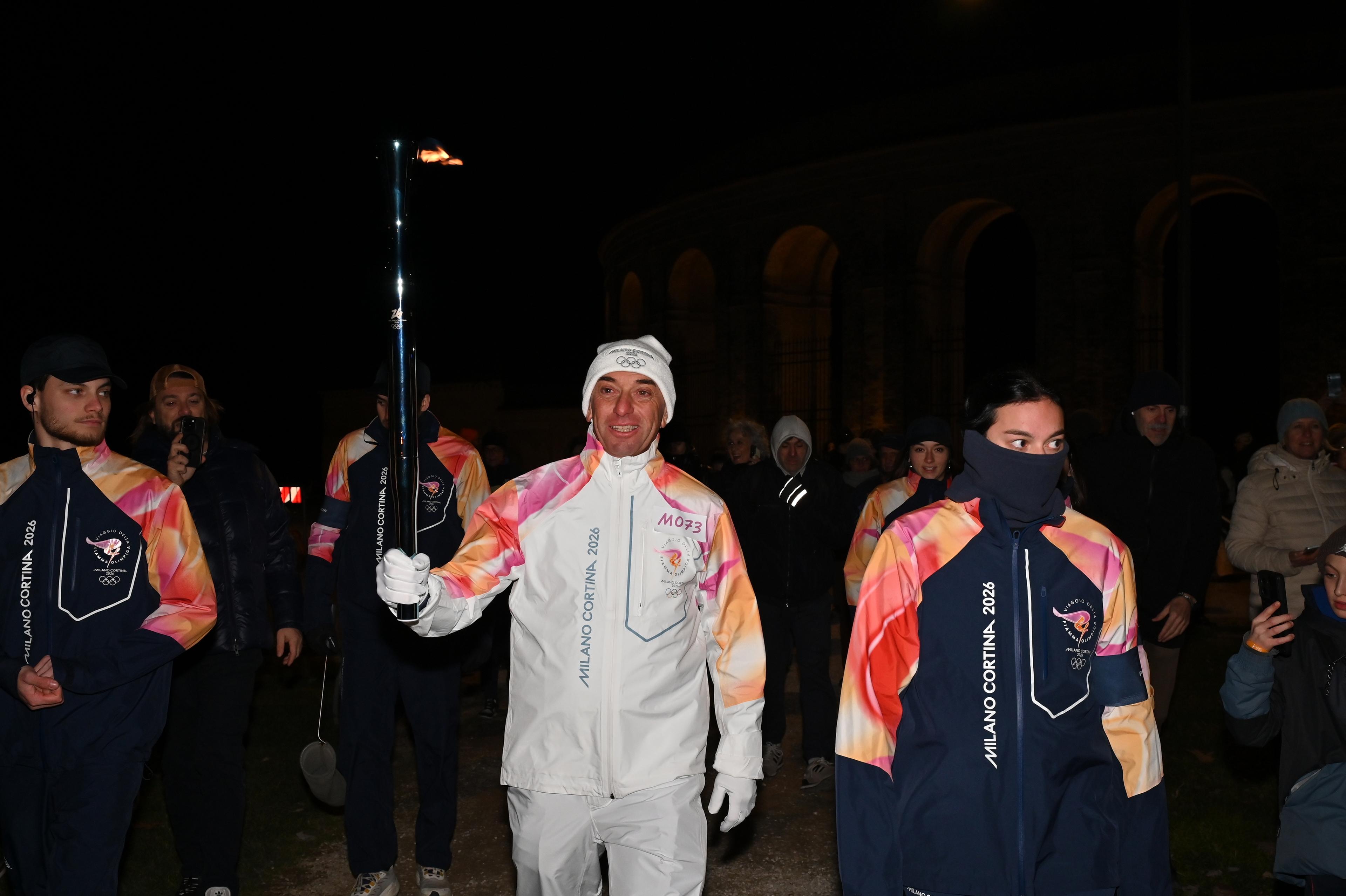 Bollini tedoforo a Mantova: dall’Europeo Under 19 alla fiamma olimpica di Milano-Cortina