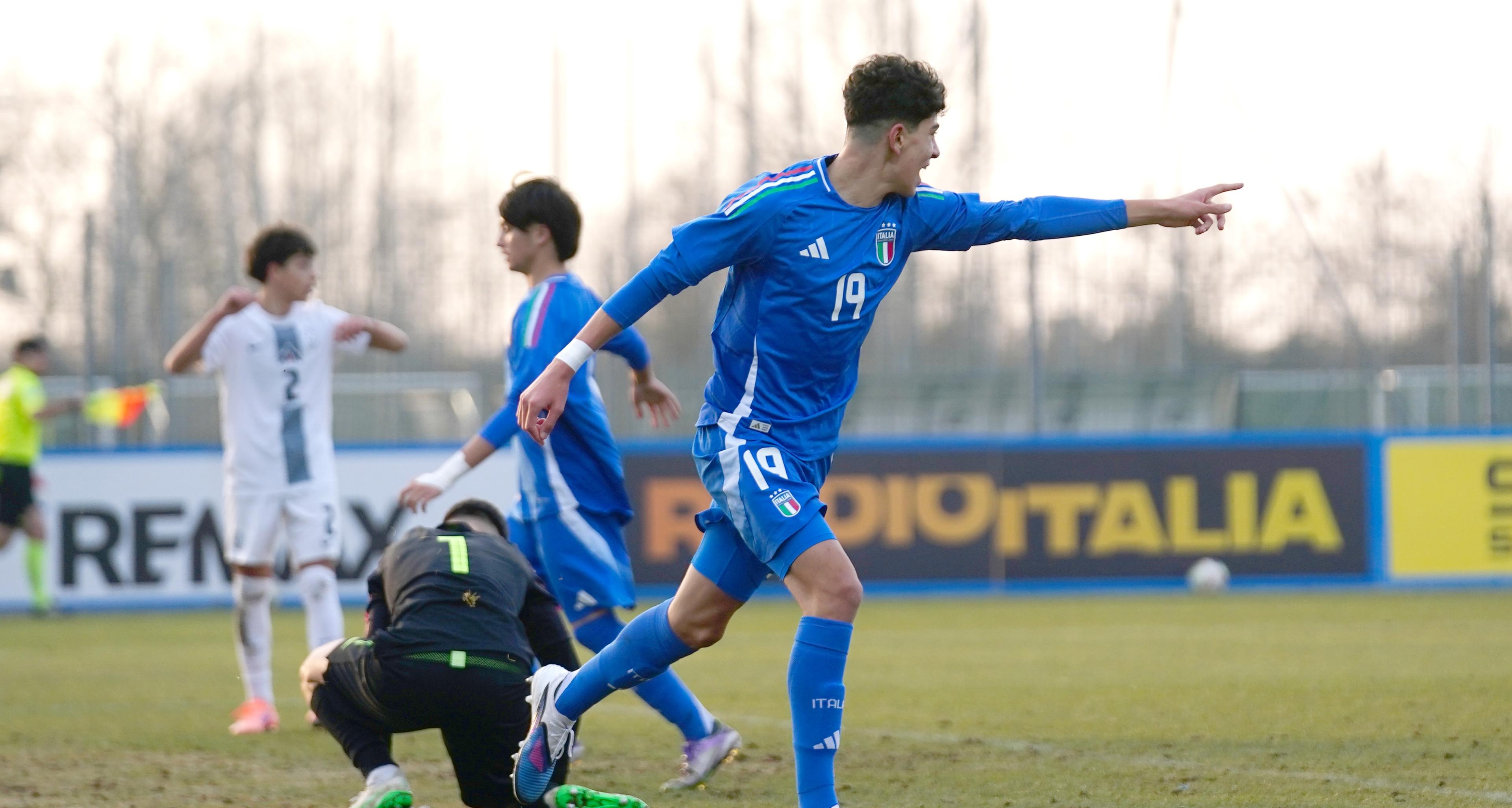 Italia di misura: 1-0 alla Slovenia nel primo test match. Battisti: “Vittoria meritata”