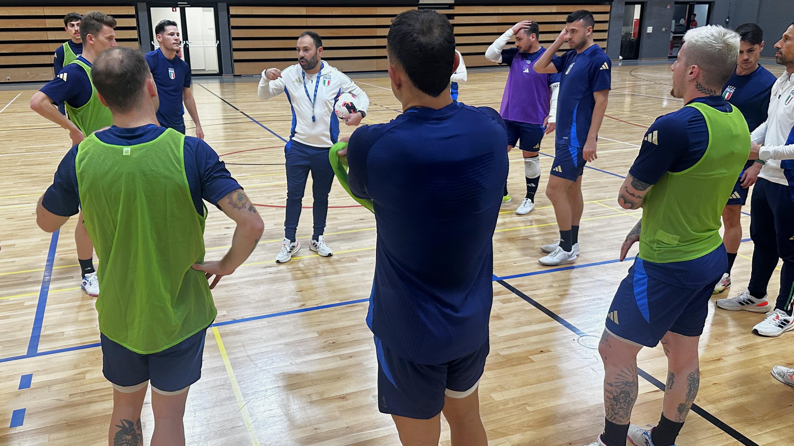 Futsal EURO 2026, primo allenamento a Lubiana per gli Azzurri. Musumeci: “Orgoglio e responsabilità le nostre parole chiave”