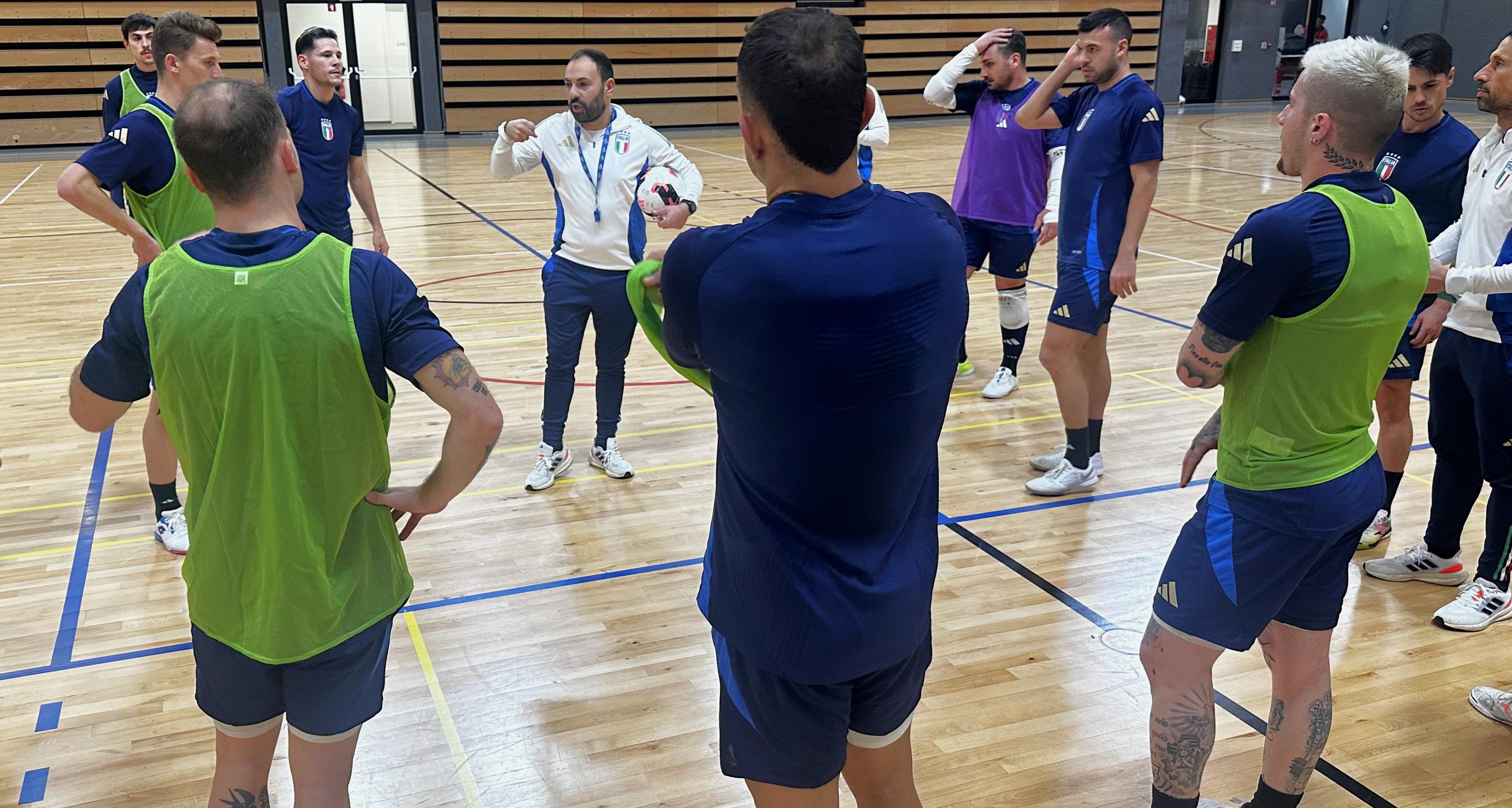 Futsal EURO 2026, primo allenamento a Lubiana per gli Azzurri. Musumeci: “Orgoglio e responsabilità le nostre parole chiave”