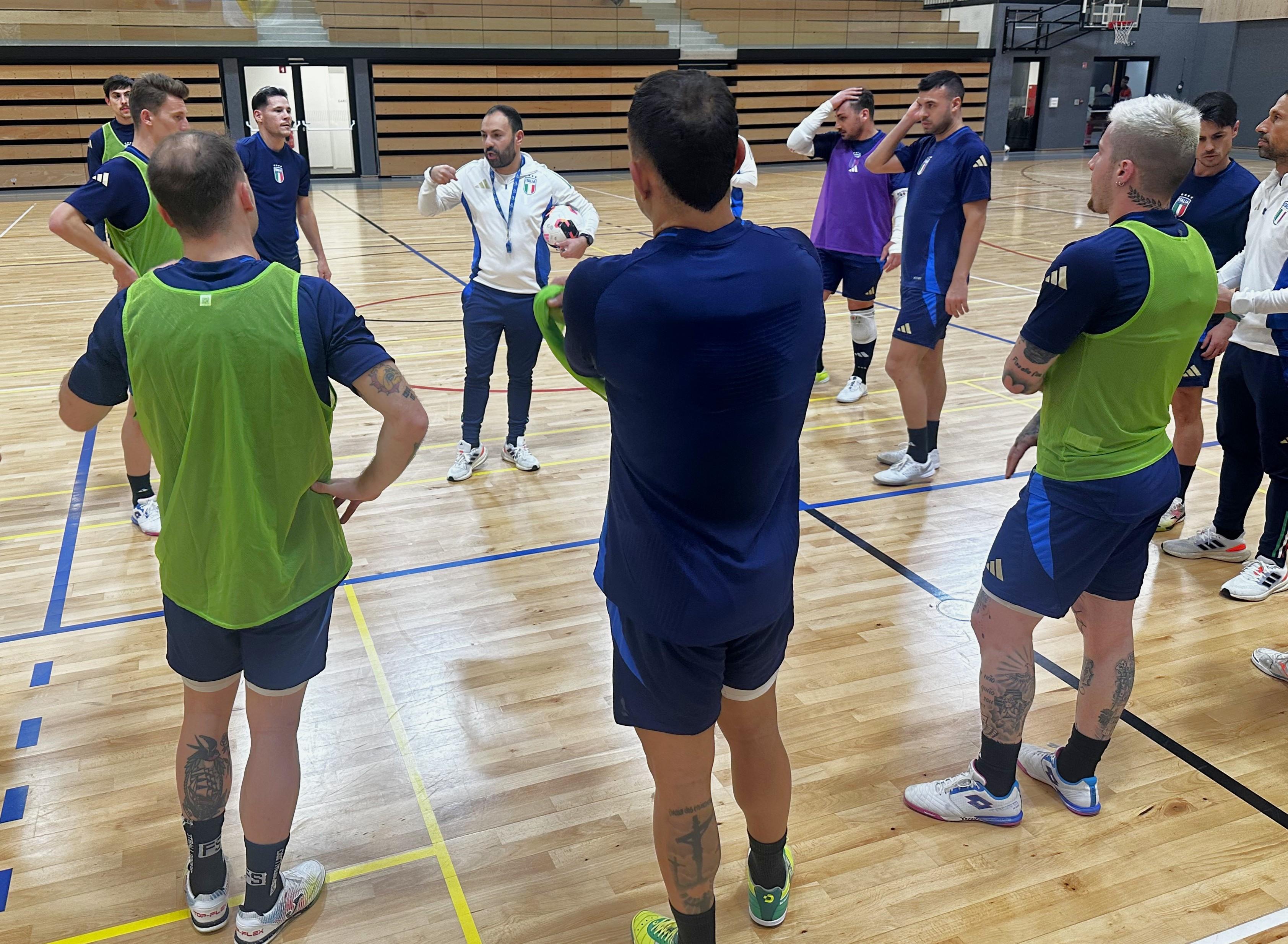 Futsal EURO 2026, primo allenamento a Lubiana per gli Azzurri. Musumeci: “Orgoglio e responsabilità le nostre parole chiave”